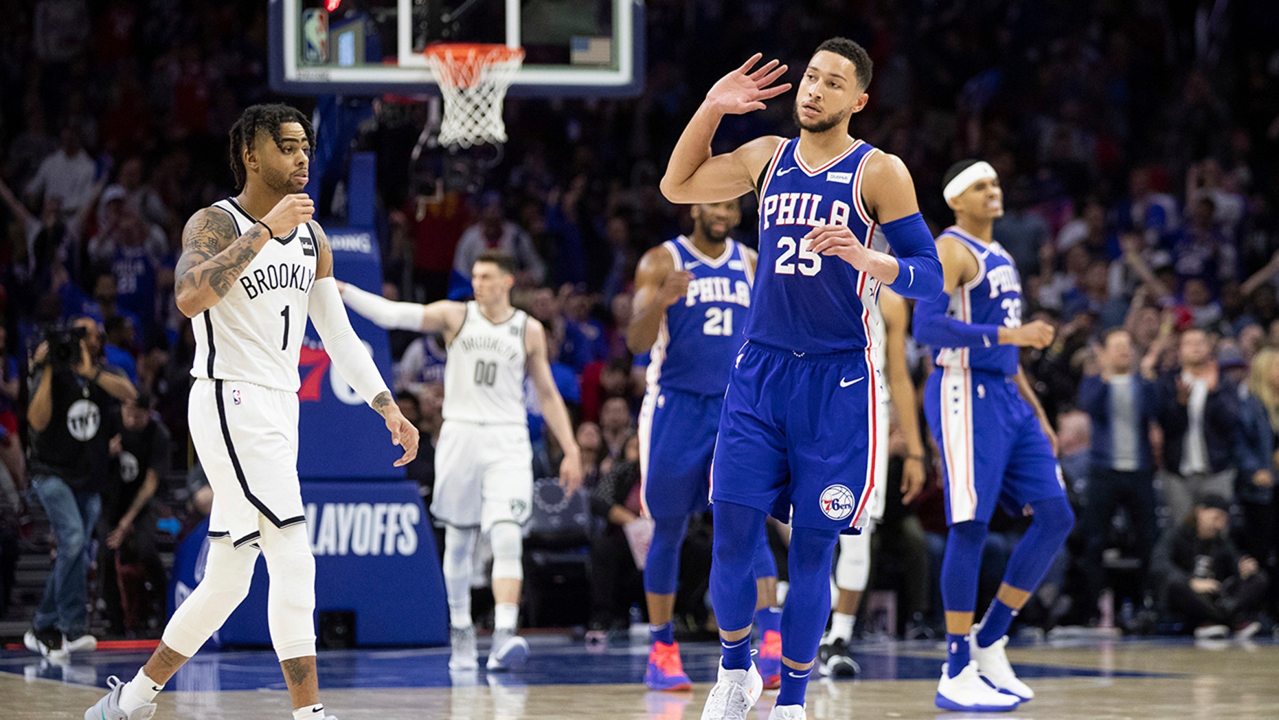 Simmons Triple Double Leads 76ers To Game 2 Win Over Nets - 