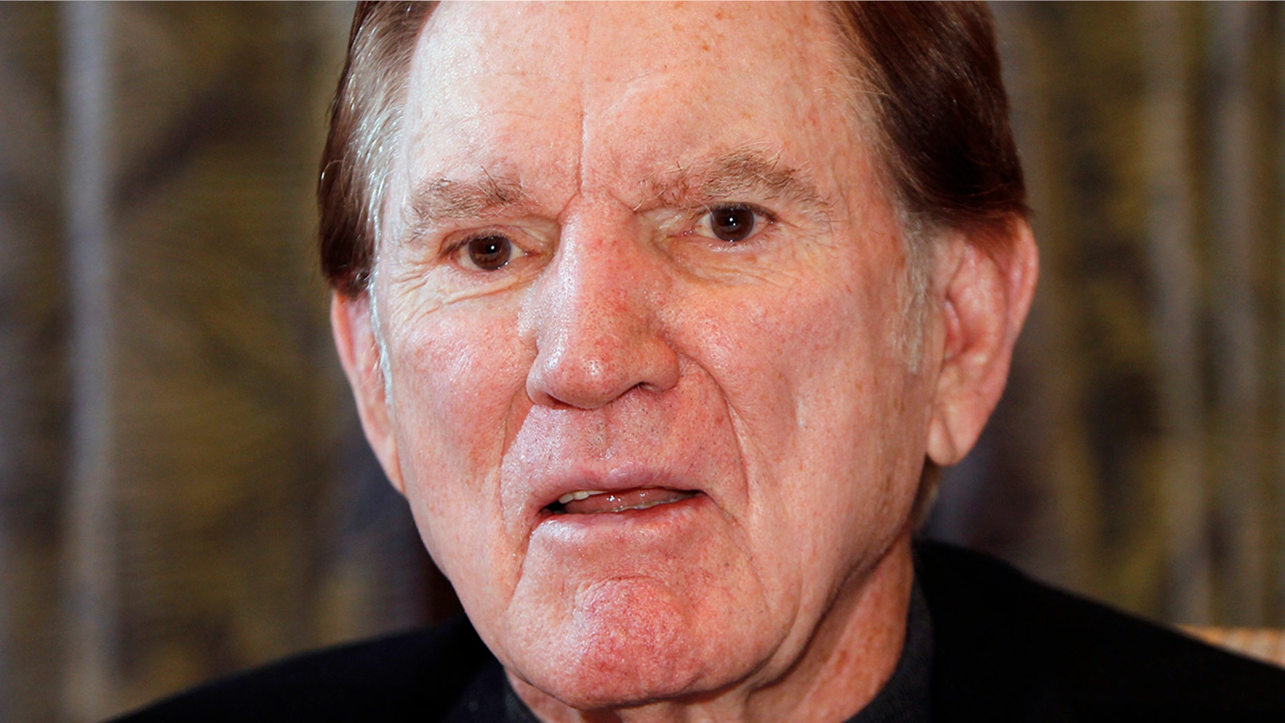 FILE - In this Nov. 14, 2011, file photo, Hall of Fame football player Forrest Gregg talks about his battle with Parkinson's disease during an interview in Colorado Springs, Colo. (AP Photo/Ed Andrieski, File)