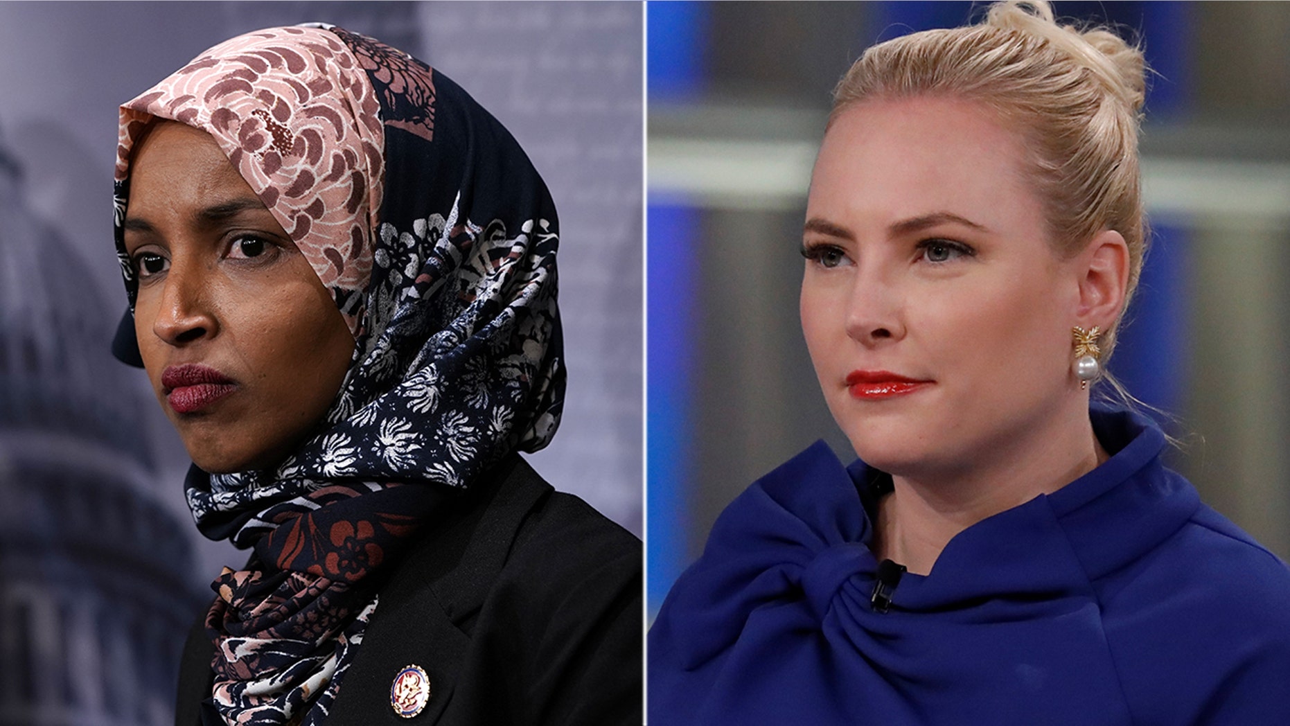 Rep. Ilhan Omar, D-Minn., appeared to mock Meghan McCain after "The View" co-host criticized some of her recent controversial comments.