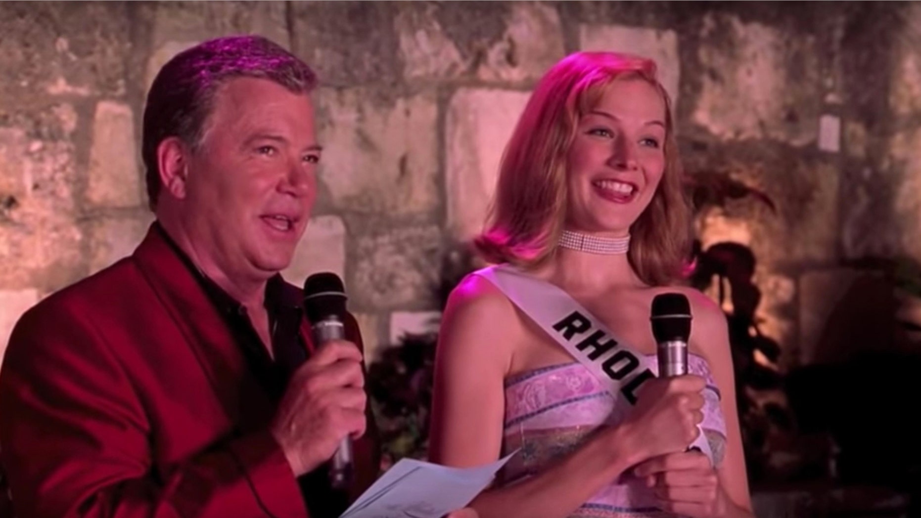 William Shatner and Heather Burns in "Miss Congeniality"