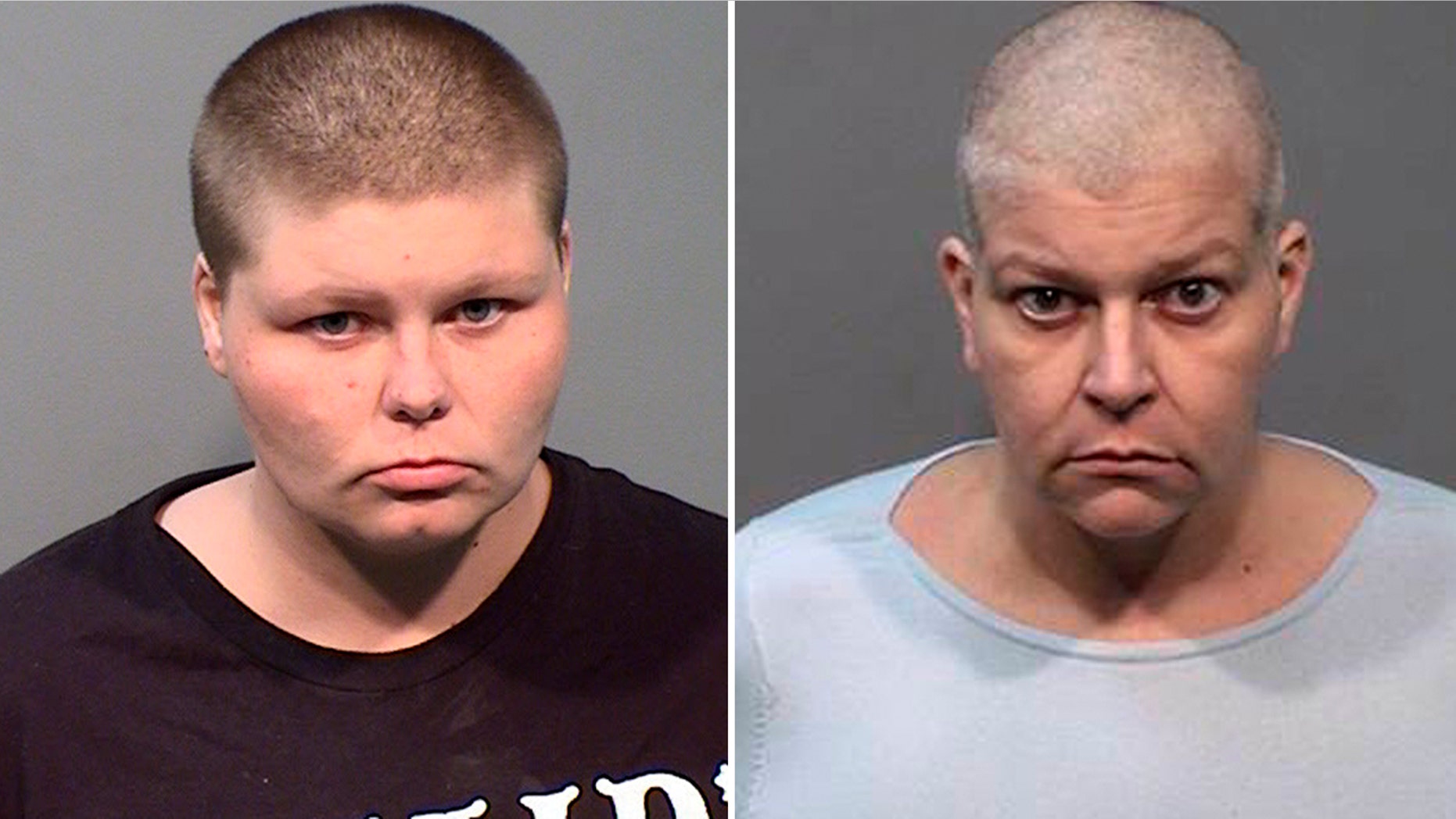 Tara Aven, 46, left and Briar Aven, 24, right, were arrested Tuesday for allegedly killing the family's grandmother's paying his monthly check, police said.