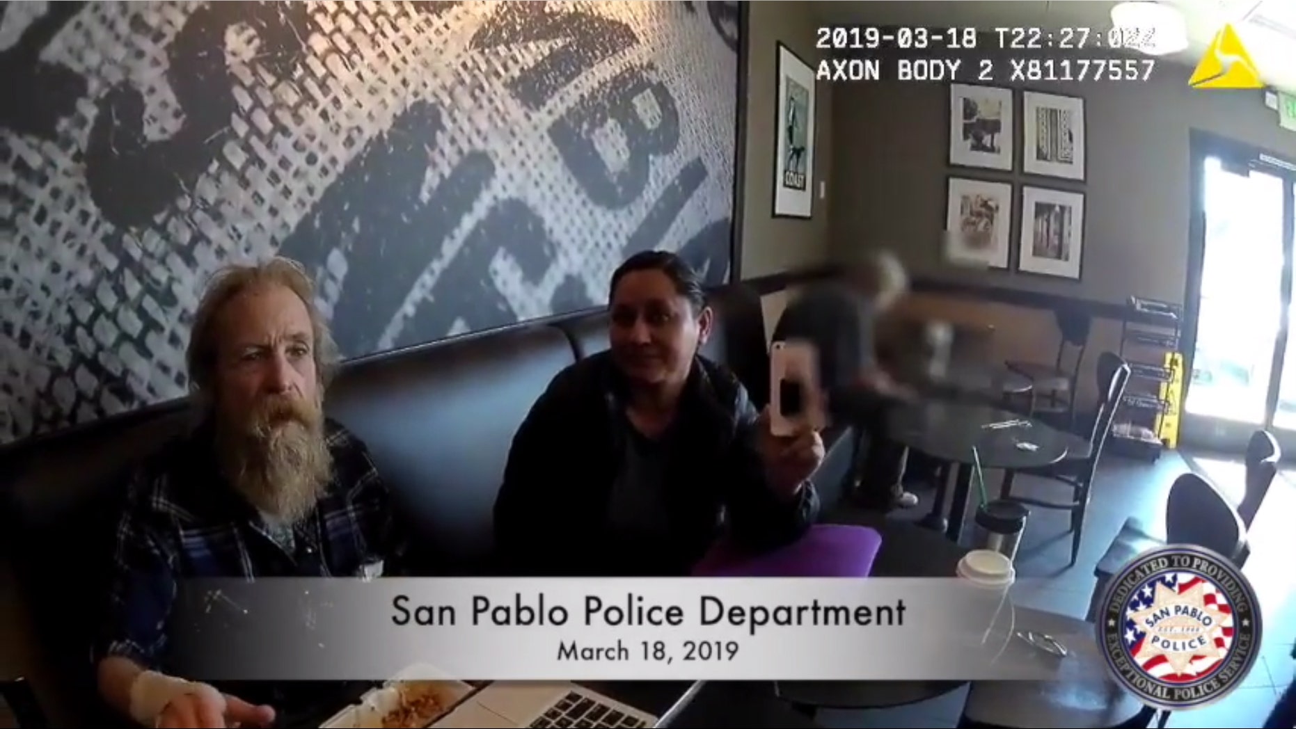 Westlake Legal Group SanPablo1 Police threaten to arrest Starbucks customer after mistaking her for different woman, body-cam footage shows Michael Bartiromo fox-news/food-drink/drinks/coffee fox news fnc/food-drink fnc article 7fd4beae-bc93-593c-a655-a8ba6d976bbd