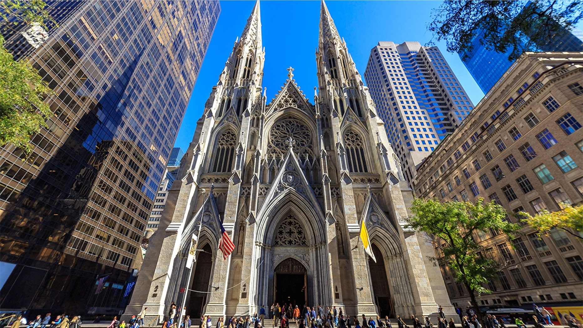 The New York Police Department was investigating an "incident" at St. Patrick's Cathedral on Fifth Avenue Wednesday night.