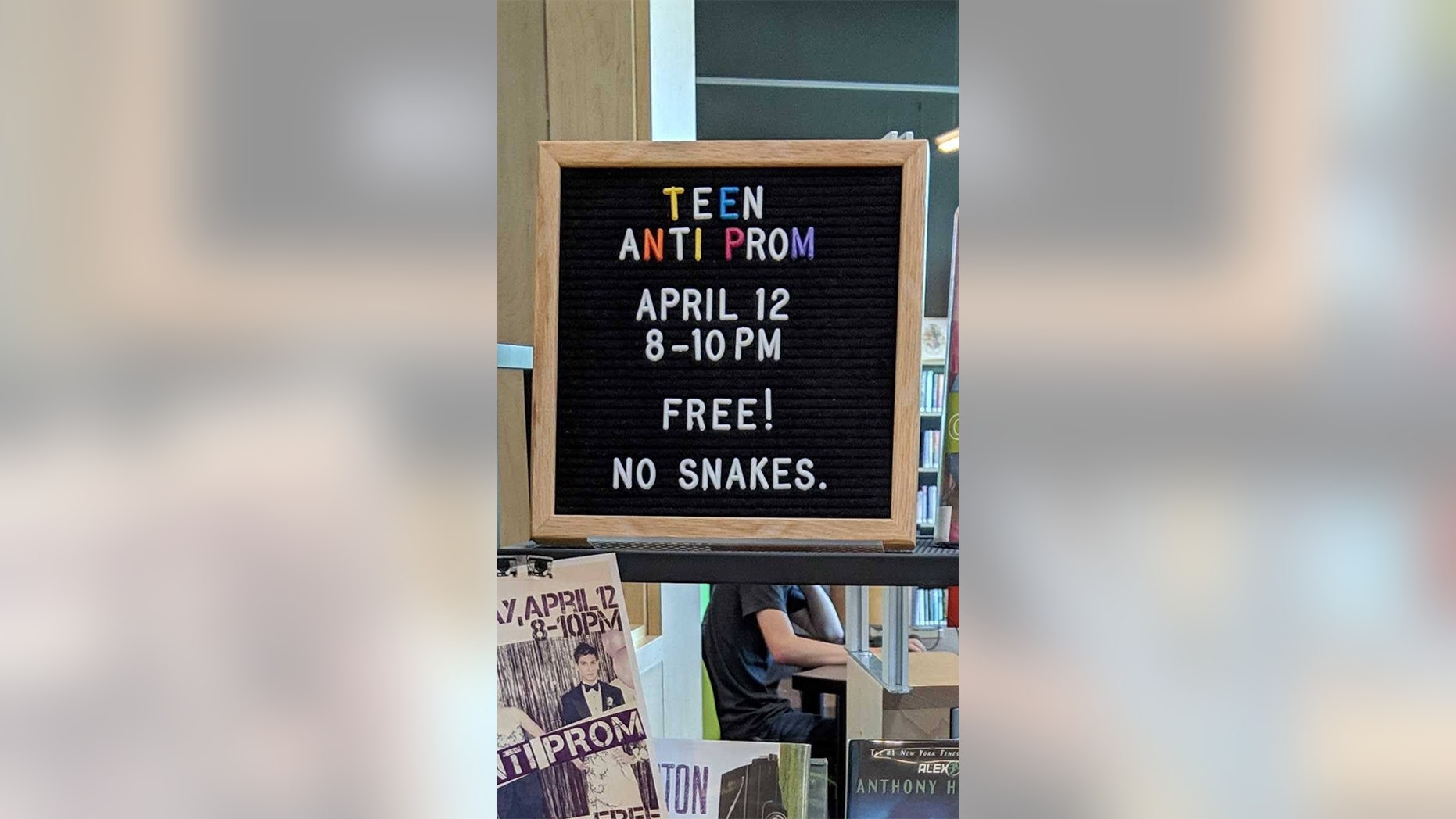 Though library marketing specialist Rose Cobb initially didn’t think the typo would make waves, she was soon surprised with a flood of inquiries regarding whether or not there would be reptiles at the soiree.