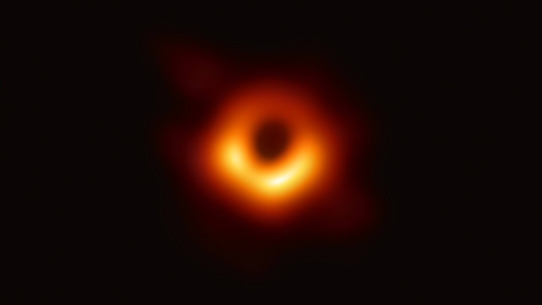 Scientists have obtained the first image of a black hole, using Event Horizon Telescope observations of the center of the galaxy M87.