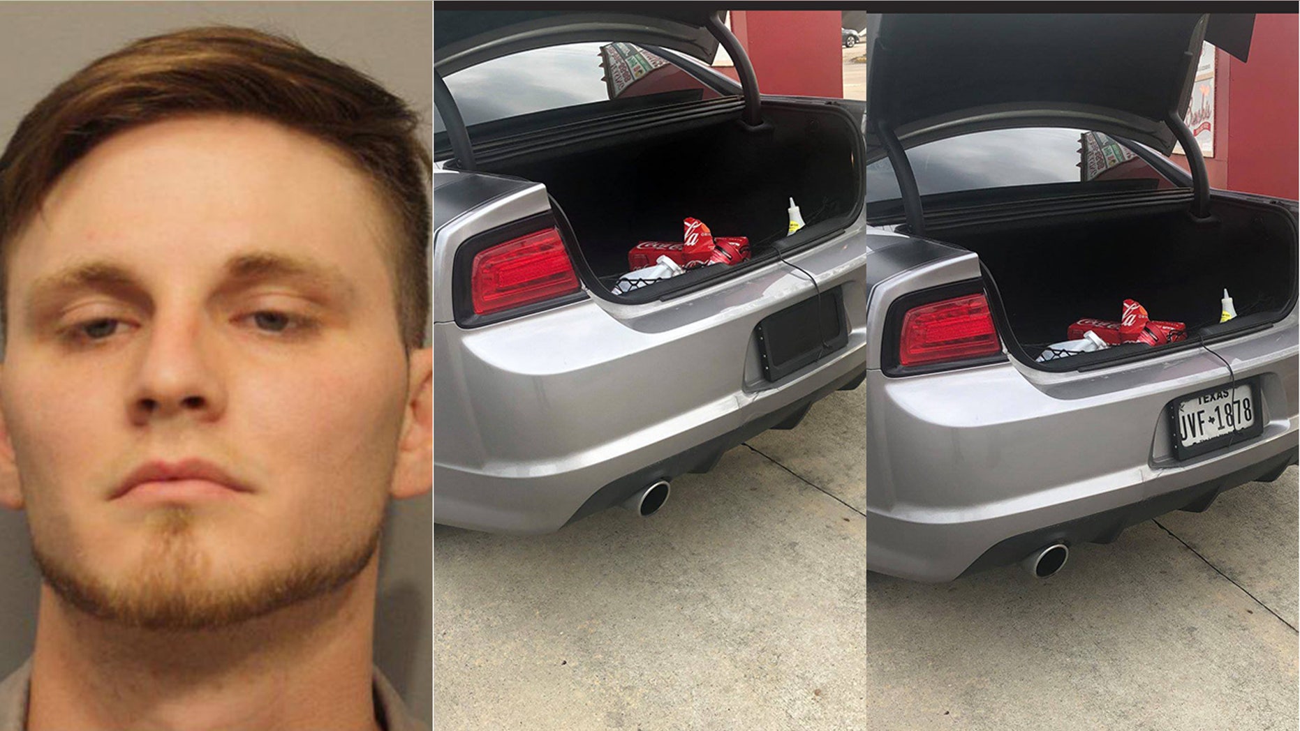 Preston Talbot was arrested Thursday for possessing an illegal license plate flipper. Cops say the device enabled Talbot to avoid paying nearly $5,500 in tolls on Houston roads.