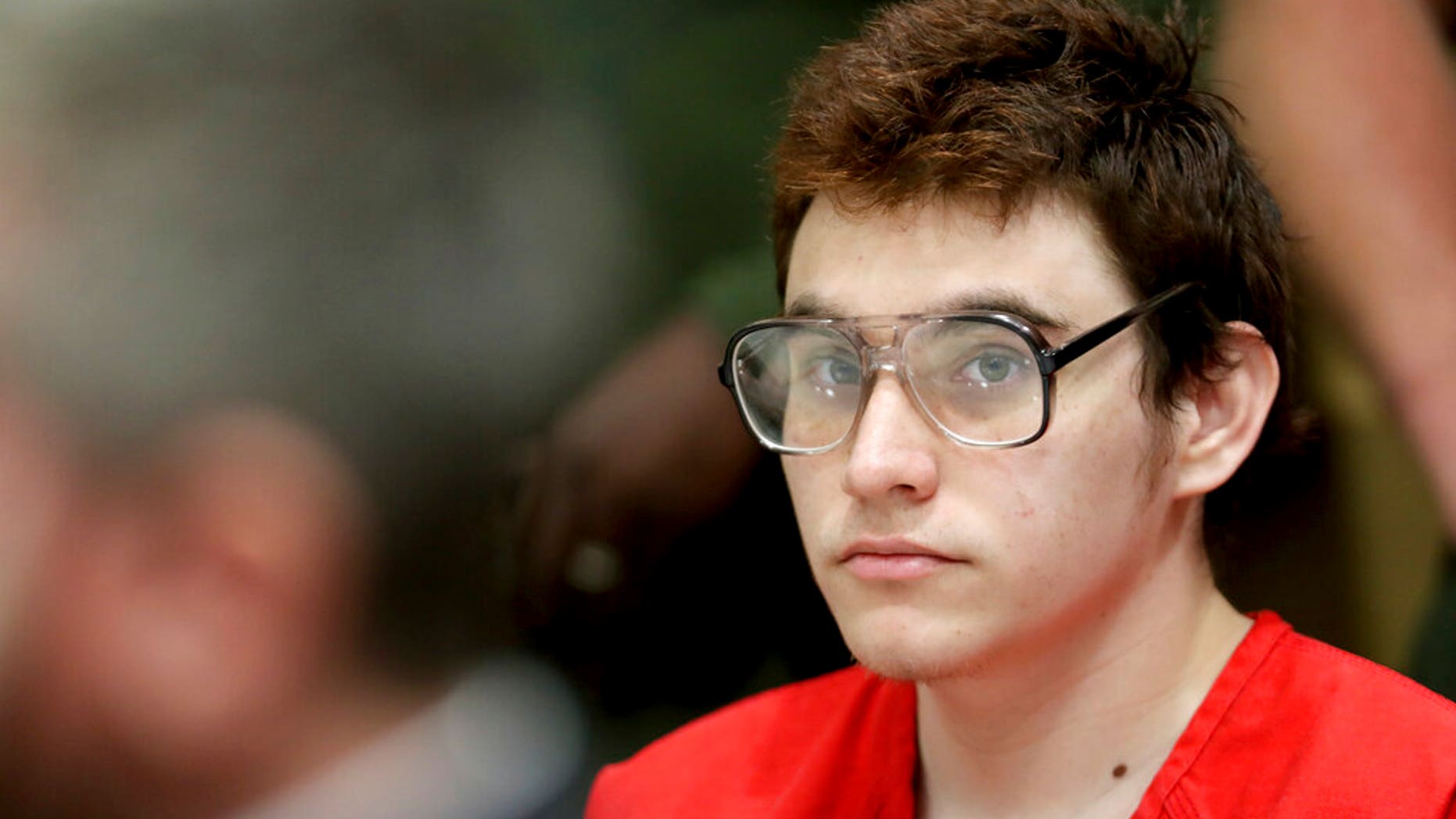 FILE: Parkland school suspect Nikolas Cruz listens during a hearing at the Broward Courthouse in Fort Lauderdale, Fla.