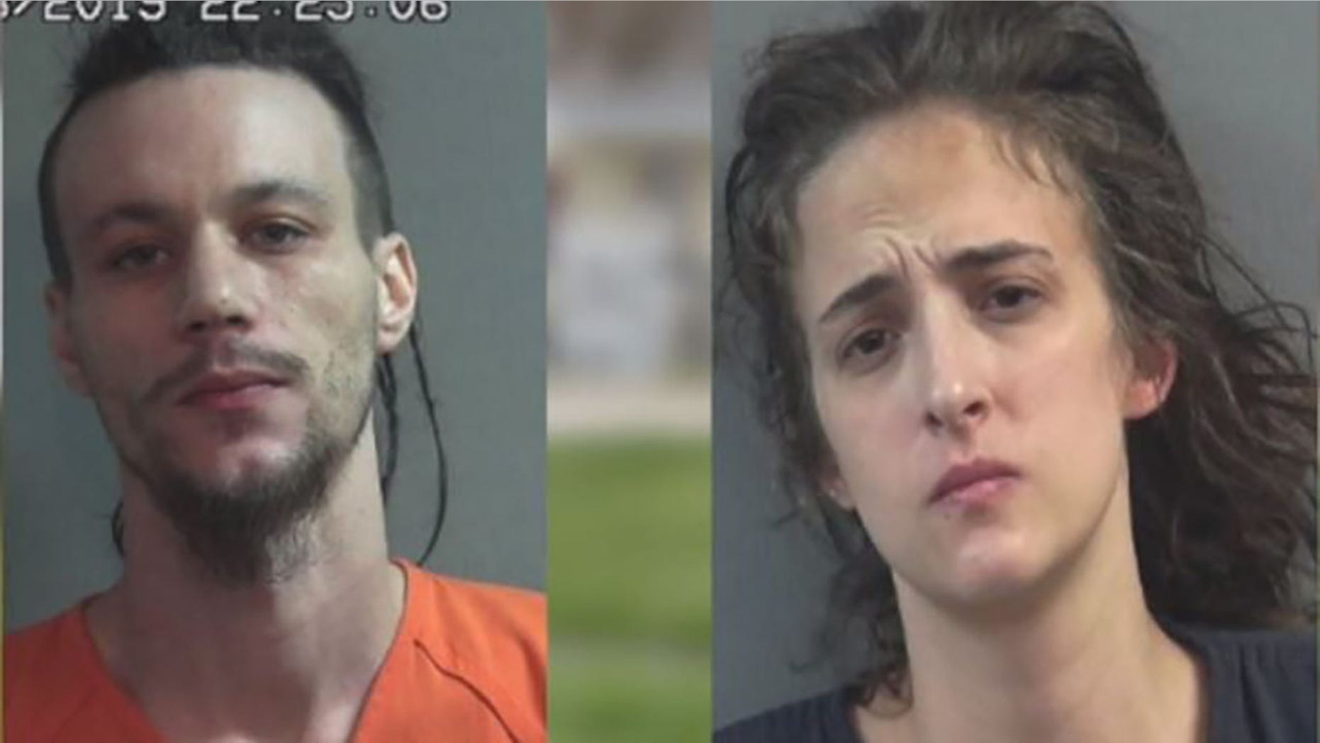 Bo Cosens (right) and Rachel Sharrock were arrested on felony charges.