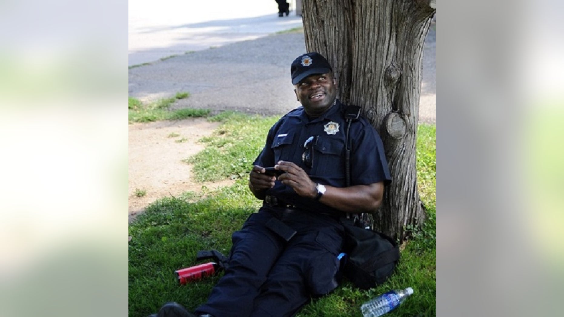 Denver Police officer Shederick Dobbin was suspended for 10 days for visiting a strip club while on duty last year. (Photo By Hyoung Chang/The Denver Post via Getty Images)