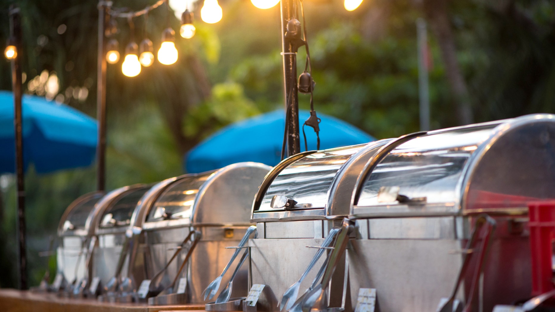 Photos of a couple’s wedding day catering have been getting ridiculed online after a guest allegedly uploaded them to a wedding shaming group on Facebook.