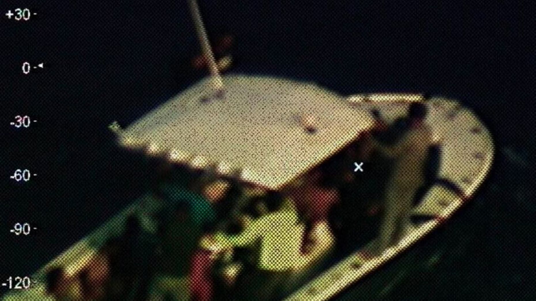 A photo shows the disabled vessel 130 nautical miles off Mexico's Yucatan Peninsula.