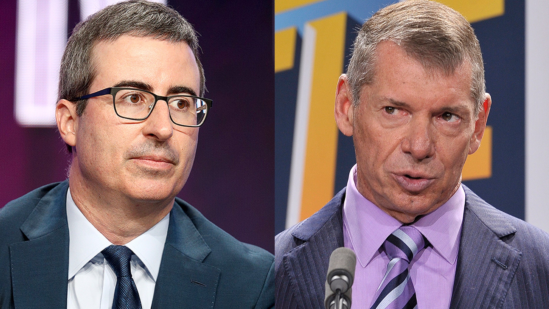 John Oliver and Vince McMahon