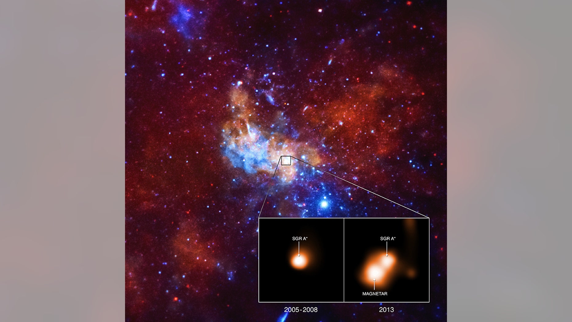 Westlake Legal Group sgr1745 There's a tiny, bright magnetar photobombing our galaxy's supermassive black hole Rafi Letzter, Staff Writer LiveScience fox-news/science/air-and-space/astronomy fnc/science fnc e4af5aba-7e63-5ae3-8f18-8d168daa60c6 article