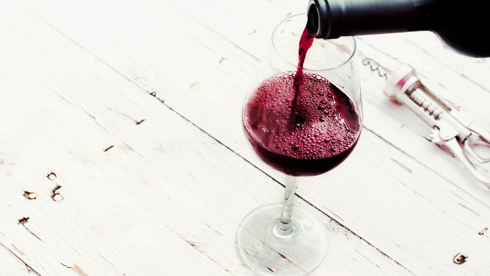 British researchers found that downing a weekly bottle of vino is on par with smoking five cigarettes for men and 10 cigarettes for women.