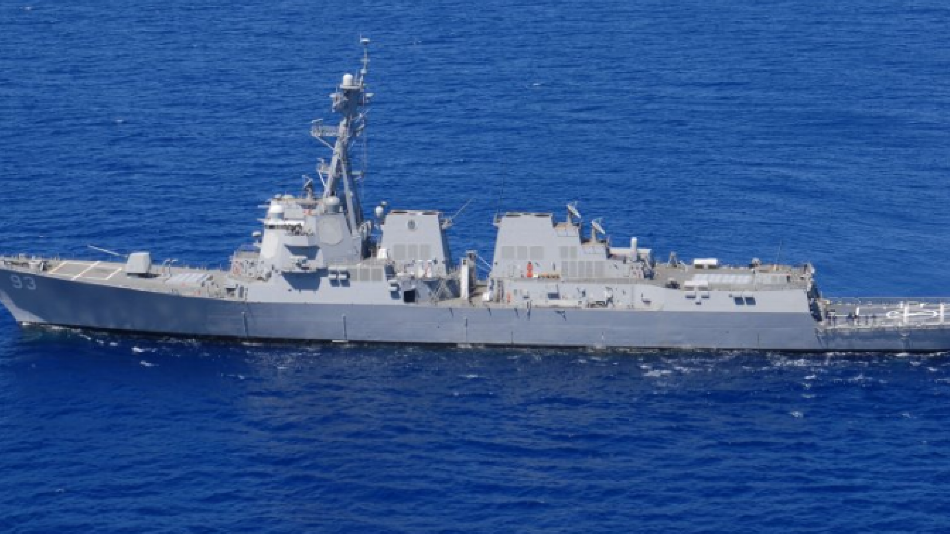 U.S., Japan, India, Philippines sail through South China Sea