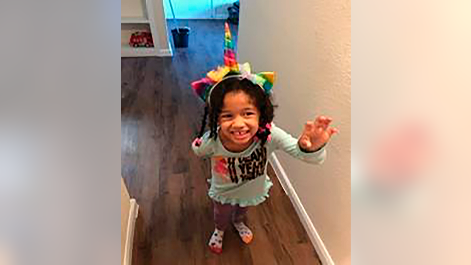 This undated photo released by the Houston Police Department shows Maleah Davis. Houston police are trying to determine what happened to the 4-year-old girl after the ex-fiance of her mother said she was taken by men who released him and his 2-year-old son after abducting them as well. An Amber Alert was issued Sunday morning, May 7, 2019, for Maleah Davis. (Houston Police Department via AP)