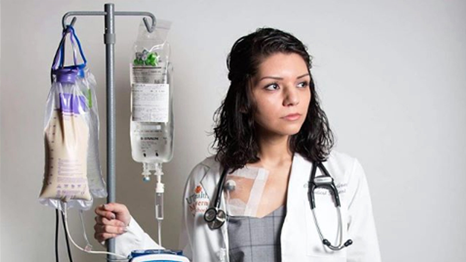Claudia Martinez, 28, of Houston, Texas is now in her fourth year at the University of Texas Health McGovern Medical School, both as a medical student and patient.
