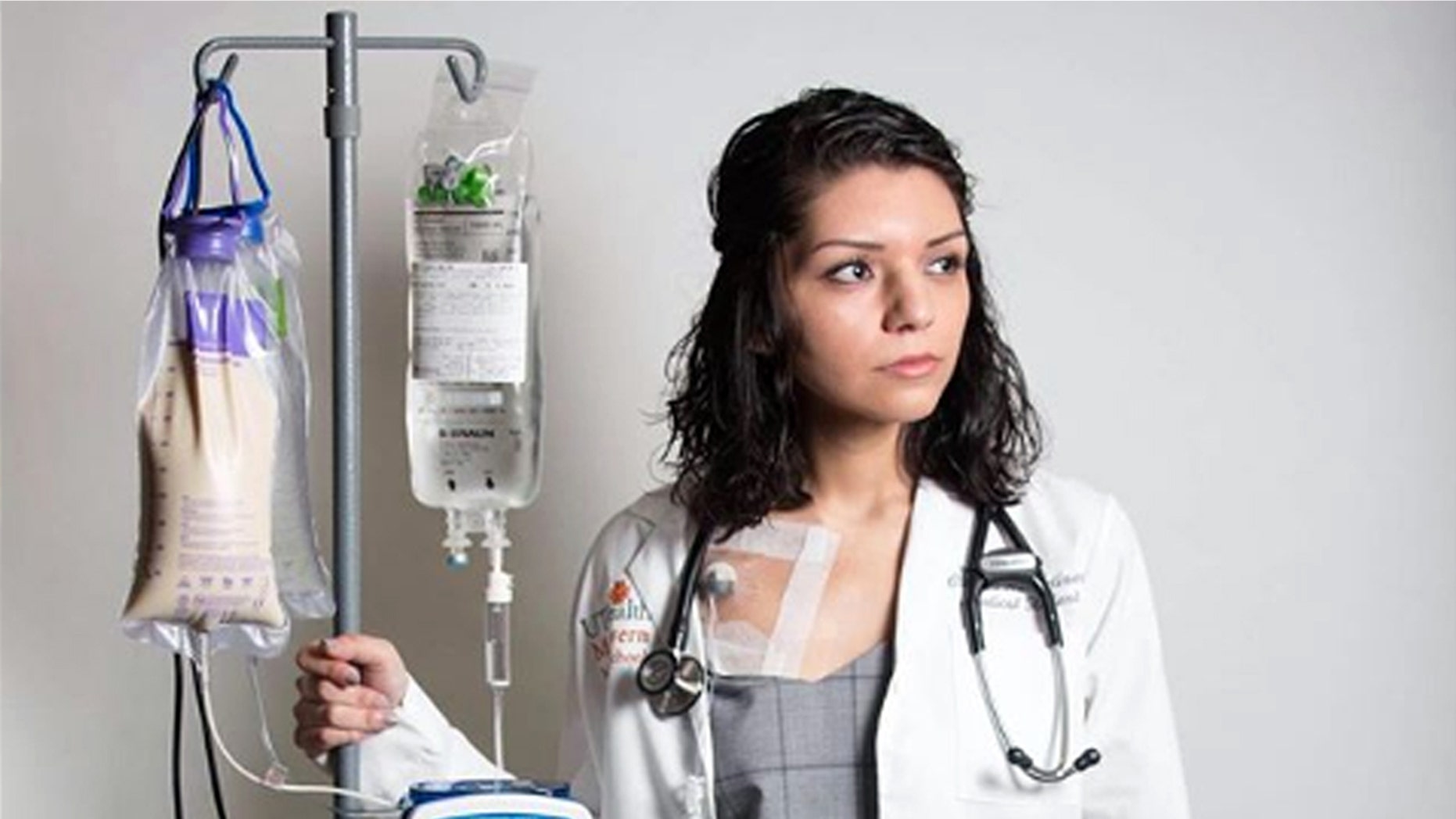 Claudia Martinez, 28, of Houston, Texas is now in her fourth year at the University of Texas Health McGovern Medical School, both as a medical student and patient.