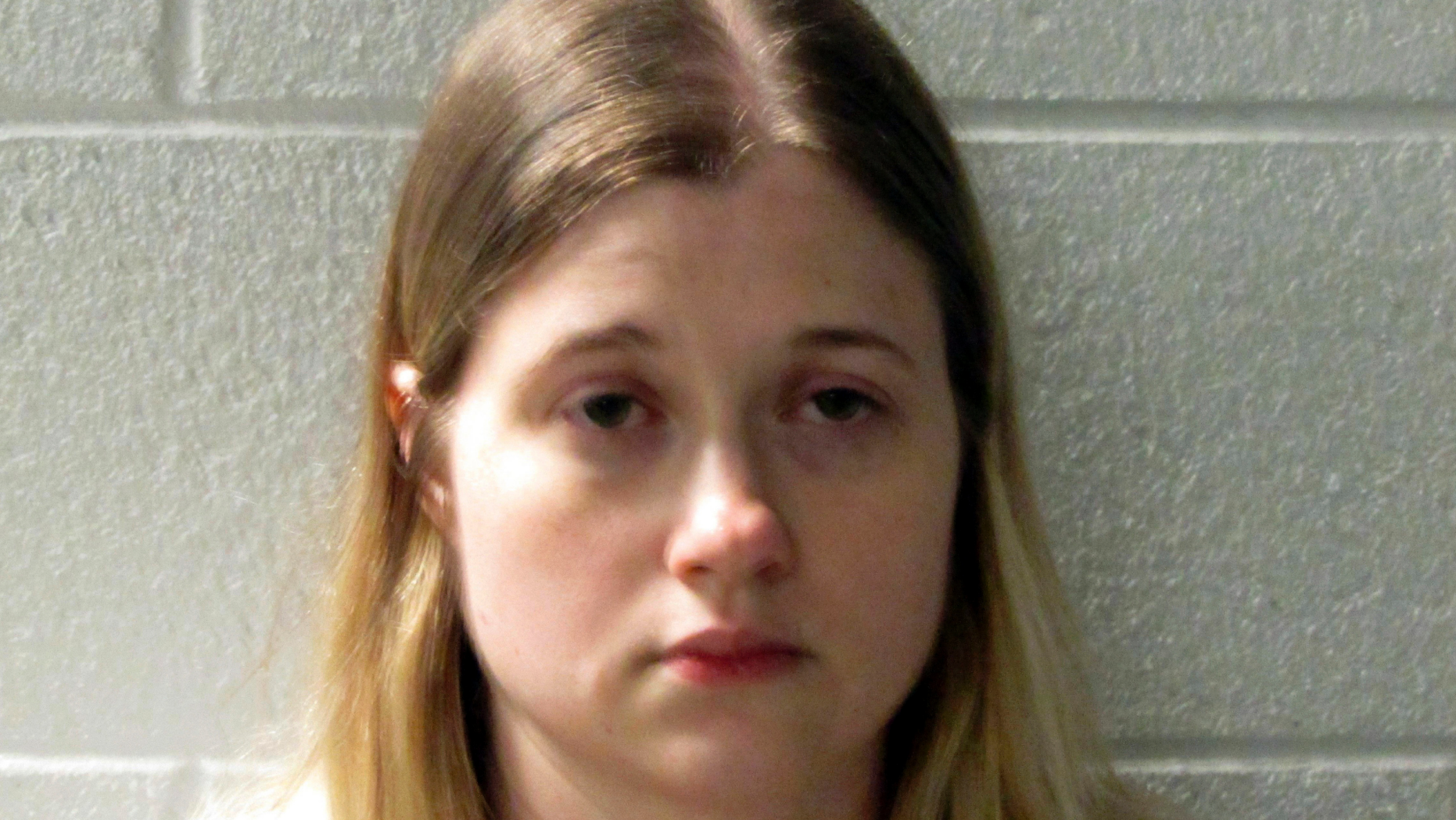 CORRECTS NAME TO KRISTA NOELLE MADDEN, NOT KRISTA LOWELL GRIFFIN - This photo made available by the Henderson County Sheriff's Office, N.C., shows Krista Noelle Madden who was arrested on Friday, May 10, 2019. Her claim that her 7-week-old baby was kidnapped quickly unraveled after the infant was found at the bottom of a 75-foot ravine in the North Carolina mountains, law enforcement officials said Friday. (Henderson County Sheriff's Office via AP)