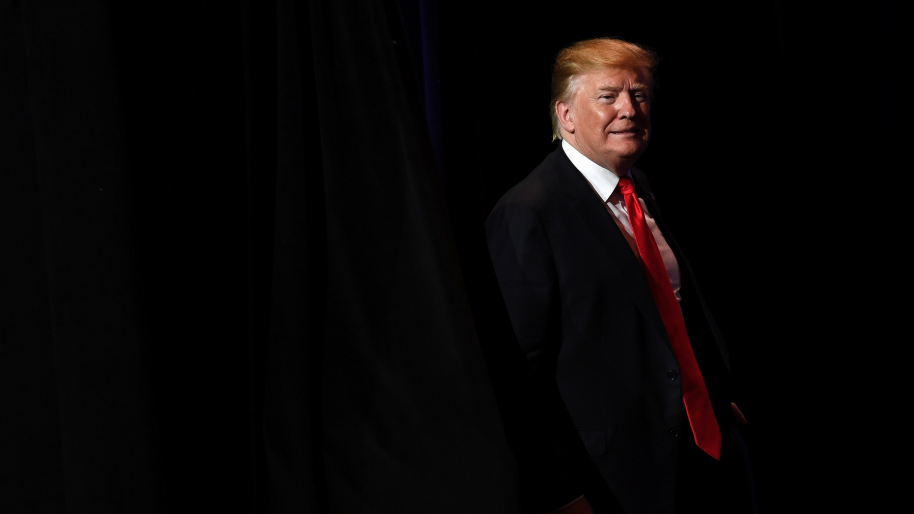 President Donald Trump arrives to speak at the National Association of REALTORS Legislative Meetings and Trade Expo, Friday, May 17, 2019, in Washington. (AP Photo/Susan Walsh)