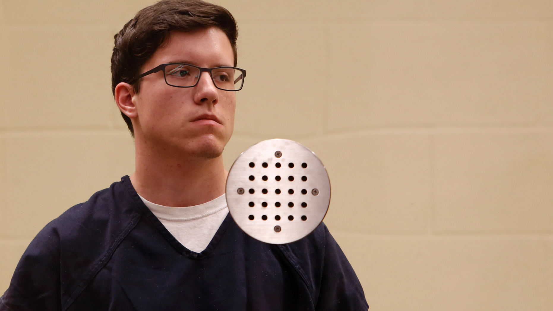 FILE - In this April 30, 2019 file photo John T. Earnest appears for his arraignment hearing in San Diego. The 19-year-old suspect in the fatal shooting at a Southern California synagogue is scheduled to make his first court appearance Tuesday, May 14, 2019, on federal hate crime charges. (Nelvin C. Cepeda/The San Diego Union-Tribune via AP, Pool, File)