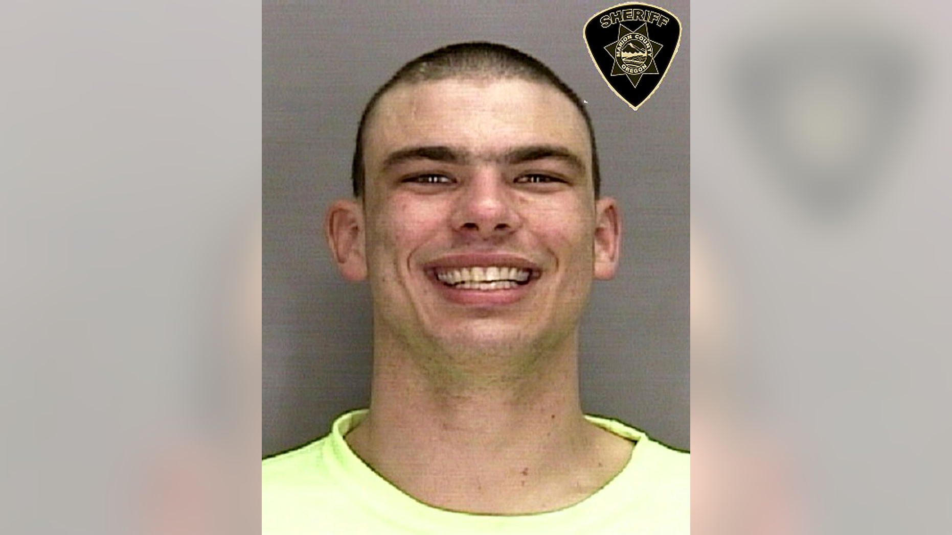 FILE - This undated file photo released by the Marion County Sheriff's Department shows Andrew Ramsey. He was sentenced to three years probation for attacking a Sikh shopkeeper in Salem, Ore., in addition to being required to learn about the Sikh religion and making a report. The Sikh Coalition, which has represented hate crime victims throughout the United States, said Ramsey was sentenced Friday, May 24, after pleading guilty to intimidation in the second degree and assault in the fourth degree in the Jan. 14 assault of Harwinder Singh Dodd. (Marion County Sheriff's Office via AP, File)
