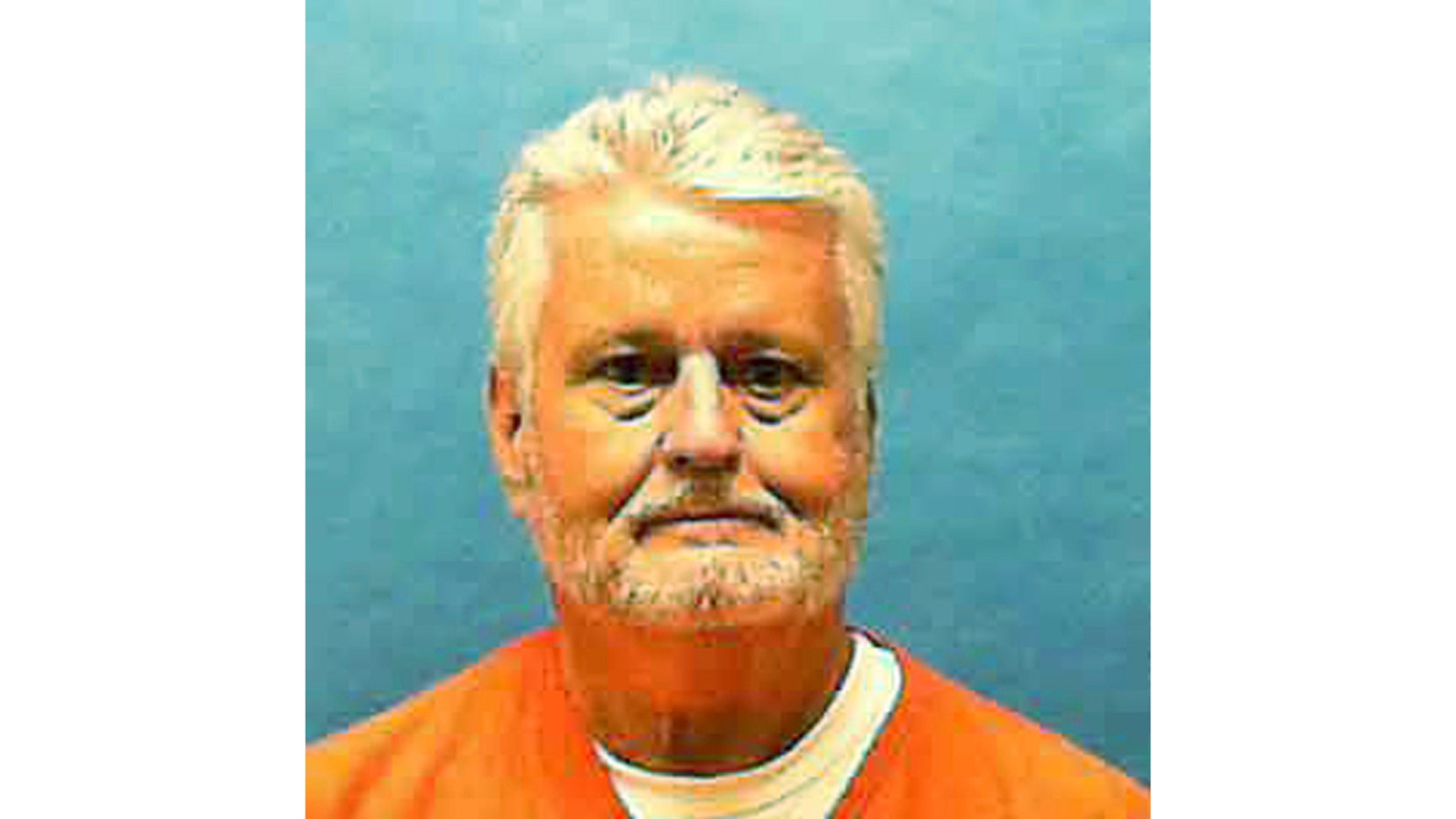 This updated photo, made available by the Florida Law Enforcement Department, shows Bobby Joe Long in detention. Long, is scheduled to be executed on Thursday, May 23, 2019 for killing 10 women for eight months in 1984, terrorizing the Tampa Bay area. He was sentenced to 401 years in prison, 28 life sentences and a death sentence. He is executed for the murder of Michelle Simms, 22 years old. (Florida Police Department via AP)