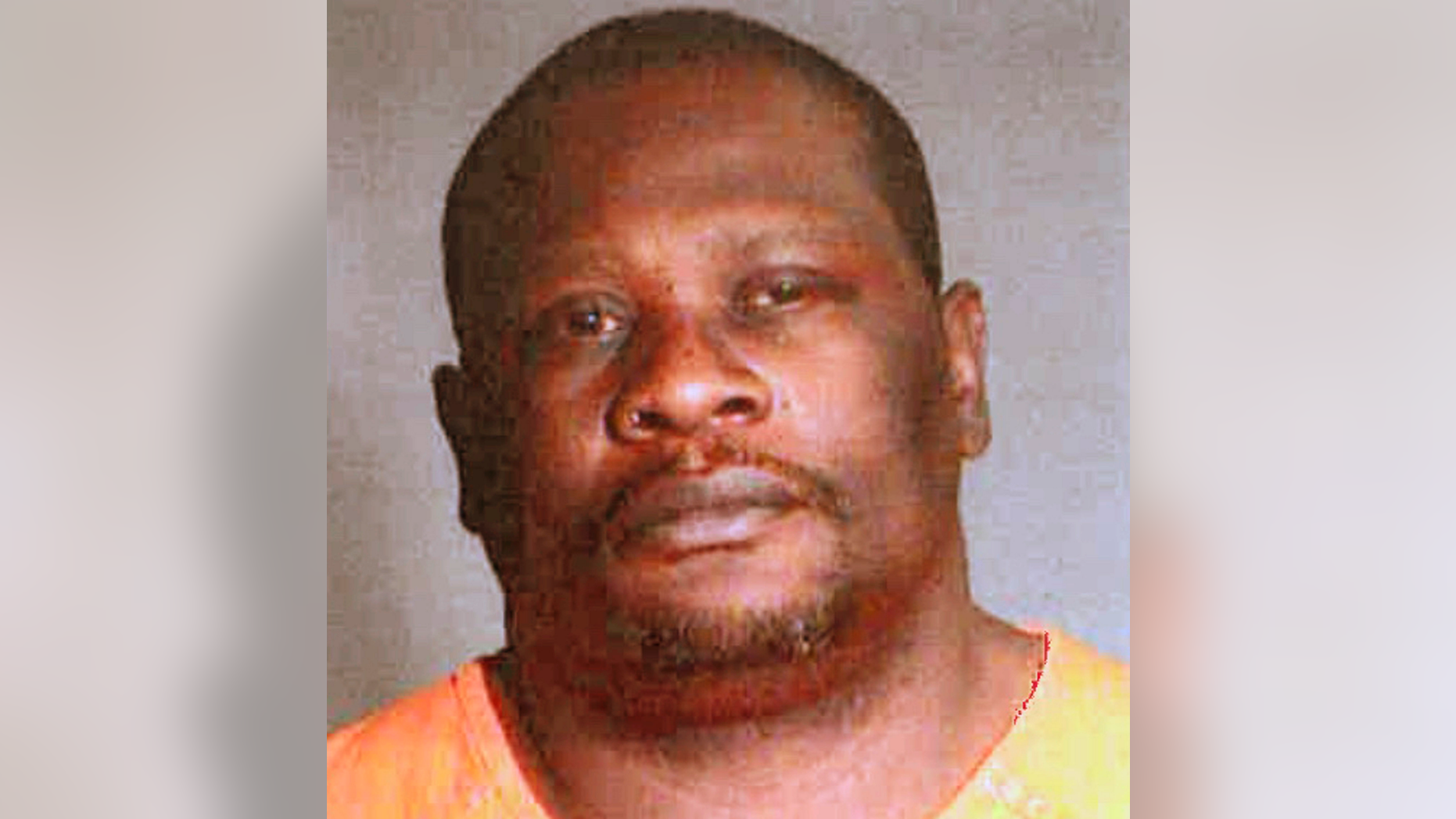 This undated photo provided by Fond du Lac County Sheriff's Department in Fond du Lac, Wis., shows Ruben Houston. Houston who got in a gunfight with police that left a Appleton firefighter dead in the crossfire was identified Friday, May 17, 2019, who had been free on bond pending drug charges. Houston, 47, died in the Wednesday evening incident that erupted just minutes after police and emergency personnel were summoned to a bus where Houston was thought to be suffering a possible seizure. Mitchell F. Lundgaard, 36, a 14-year veteran firefighter, was shot and died of his injuries at a hospital.(Fond du Lac County Sheriff's Department via AP)