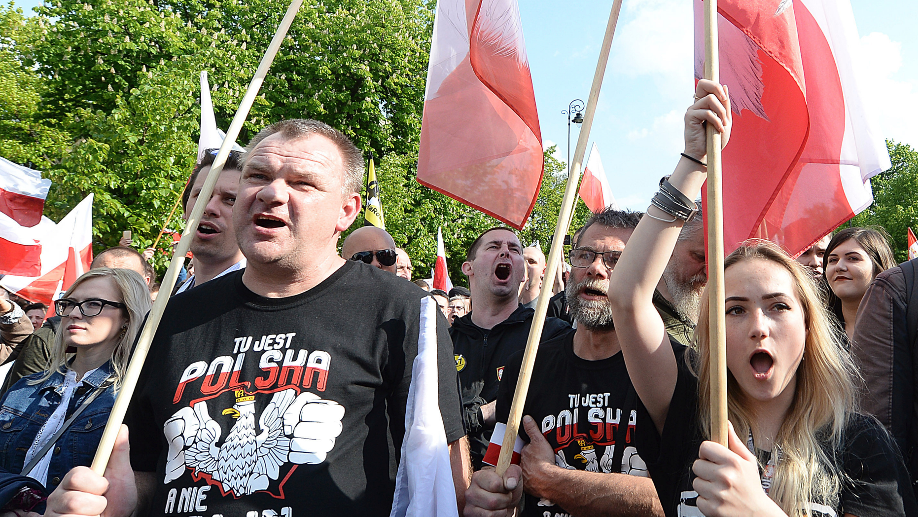 Polish nationalists protest against U.S. over Holocaust claims