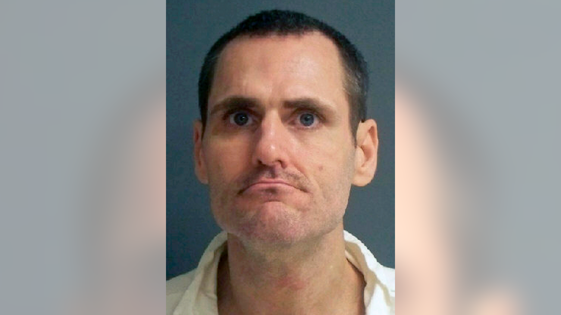 This undated photo provided by the Texas Department of Criminal Justice shows David Witt. A former Texas prison sergeant is scheduled for trial on charges that he picked up Witt, a handcuffed inmate, and slammed him to the ground, causing Witt's head to strike the concrete floor, killing him. Lou Joffrion is charged with aggravated assault in the 2017 incident. (Texas Department of Criminal Justice via AP)