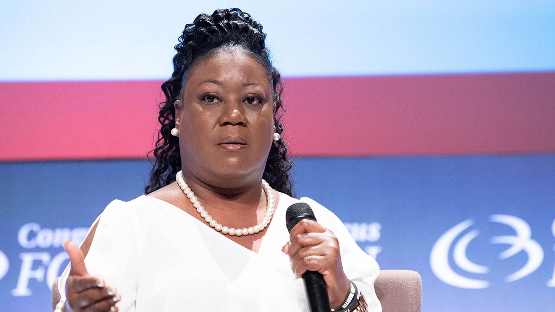 Sybrina Fulton speaks at the National Town Hall on the second day of the 48th Annual Congressional Black Caucus Foundation on September 13, 2018, in Washington, D.C. (Photo by Earl Gibson III/Getty Images)