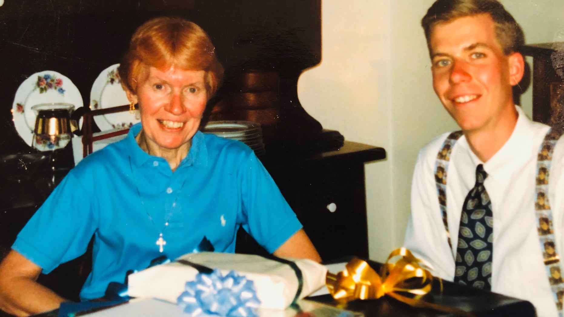 The author with his mother on Mother's Day 1991.