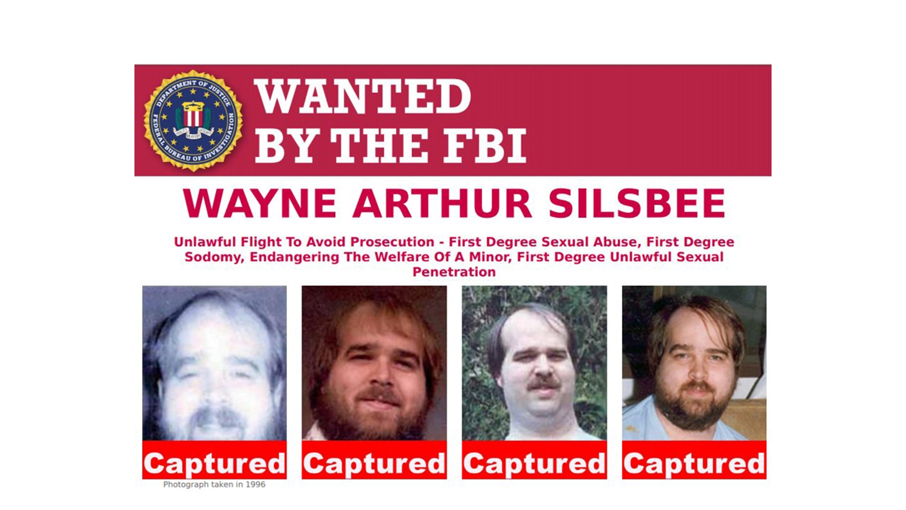 Wayne Arthur Silsbee turned himself into Oregon police on Friday.