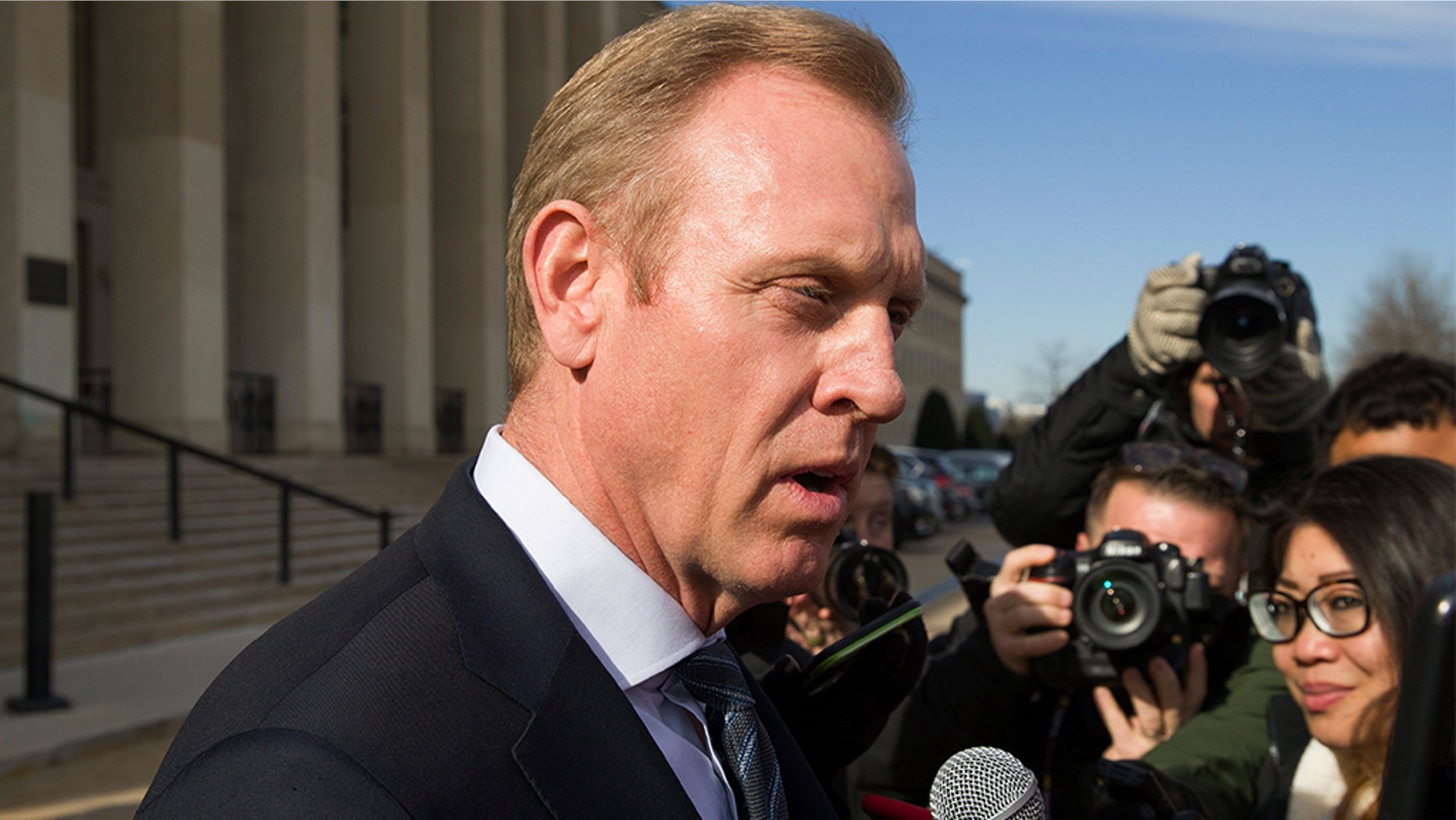 White House Press Secretary Sarah Sanders on Thursday said President Trump intends to nominate Patrick M. Shanahan to become the U.S. secretary of defense, following his time serving as acting secretary.