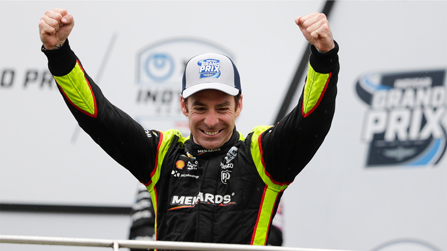 Simon Pagenaud, seen here earlier this month, won the Indianapolis 500 on Sunday. (AP Photo/Michael Conroy, File)