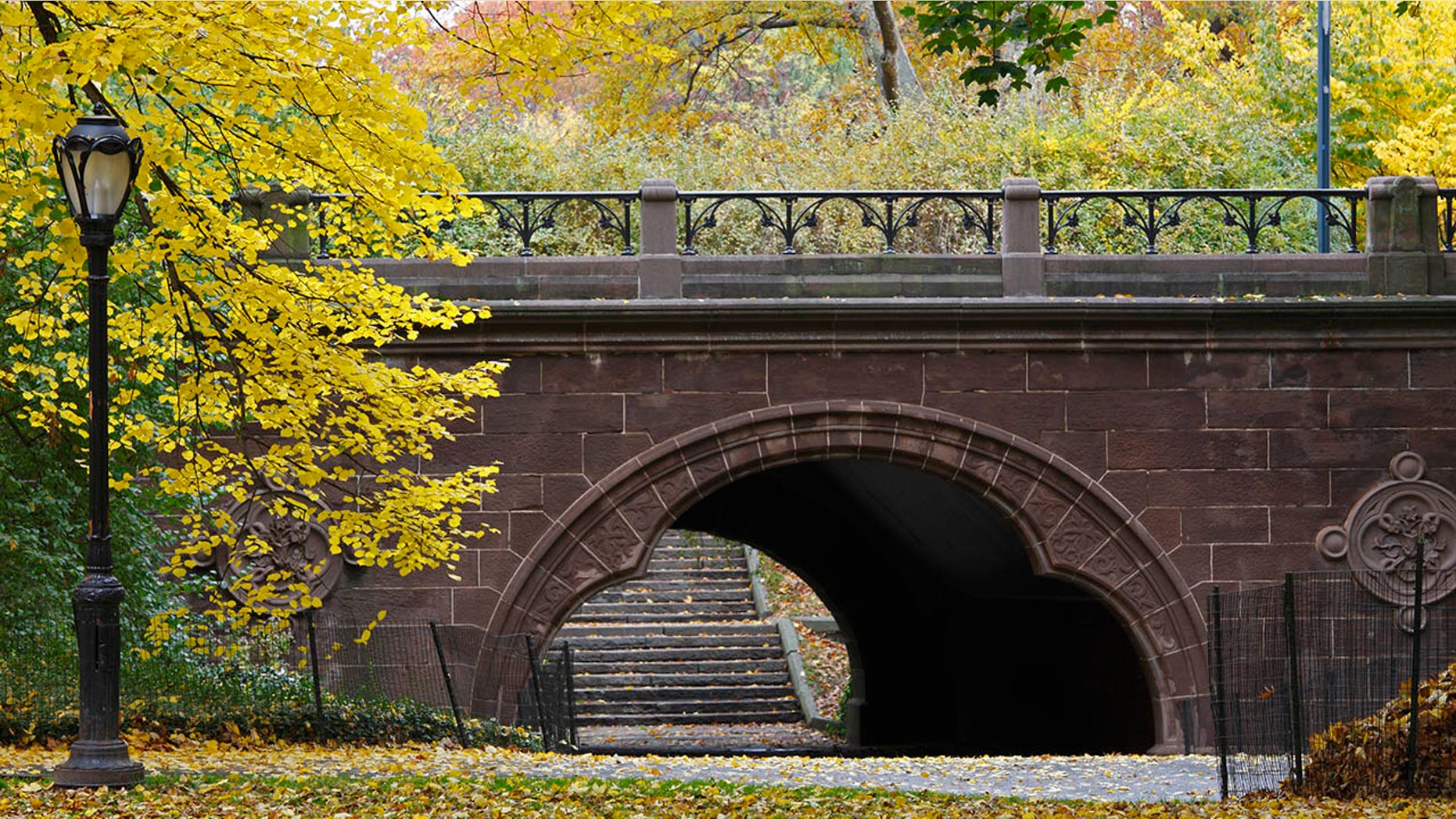 A man was found hanging from an overpass like this one, in an apparent suicide early Friday in New York's Central Park