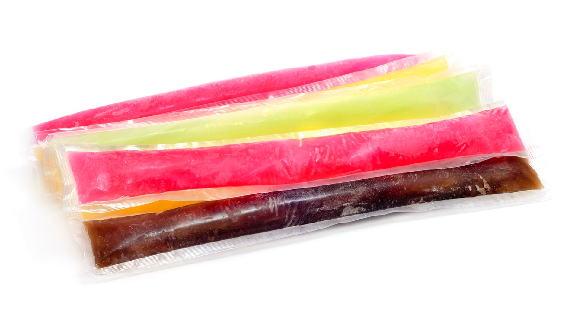 What do you call the clear plastic tubes of bright, sweet, fruity frozen ice? You know, the ones that are always displayed en masse at the front of the grocery store as soon as it hits 75 degrees?
