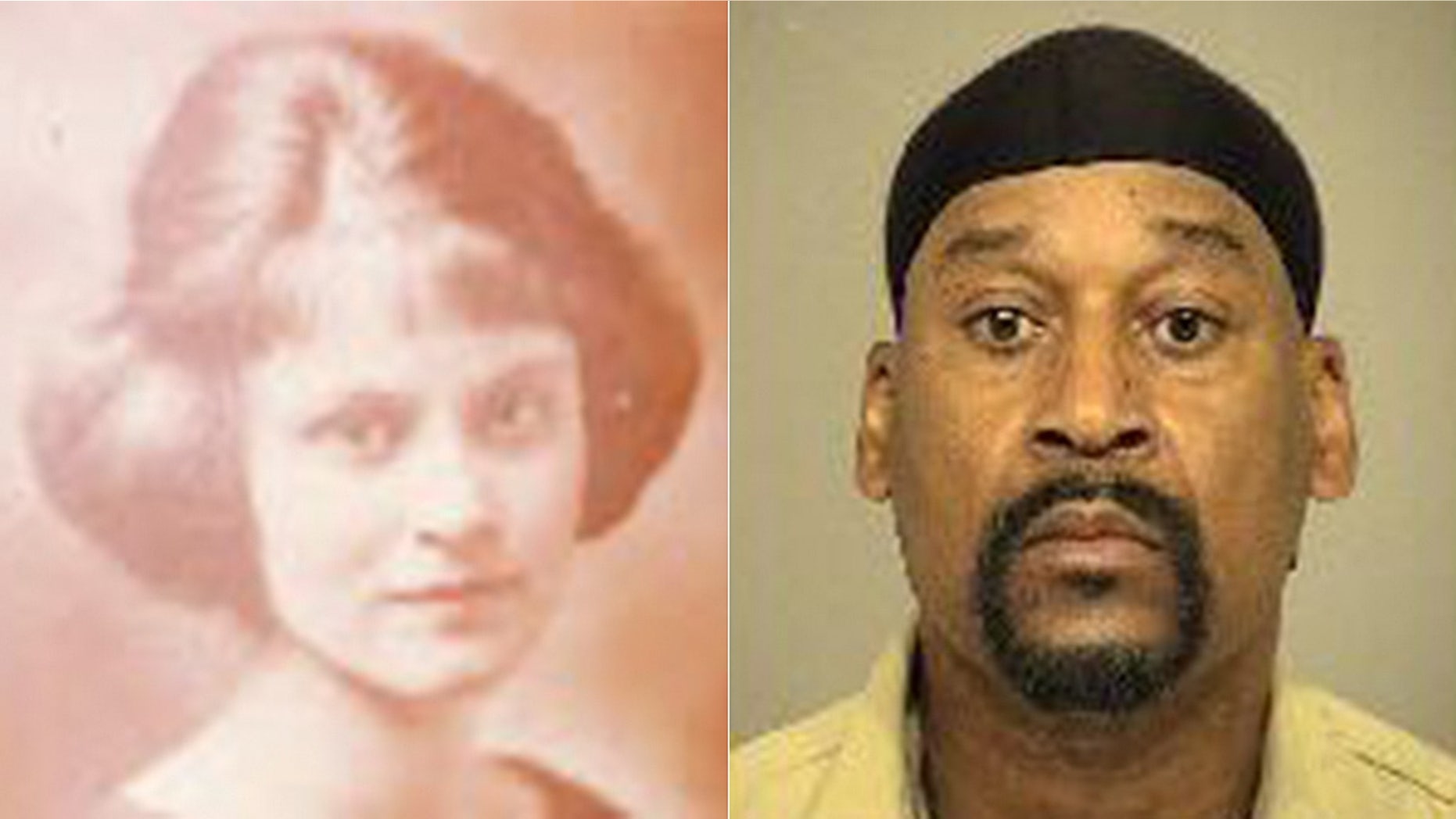 Lenard Chester, 58, right, a California sexually violent predator, has been accused of raping and murdering 81-year-old Leah Sarah Bullis, left, in 1980 after breaking into her home.