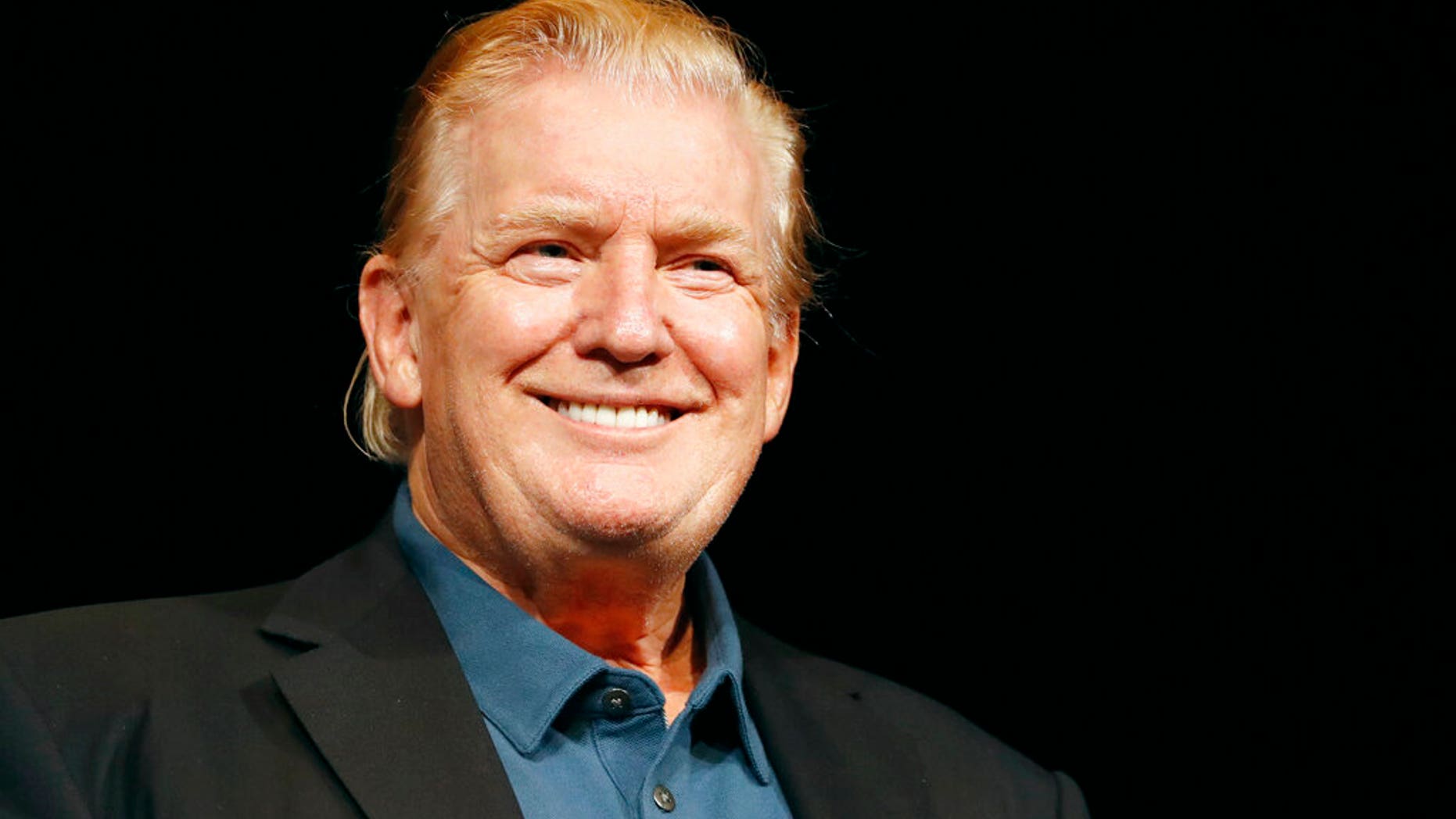 President Donald Trump on Sunday attended McLean Bible Church, in Vienna, Va.
