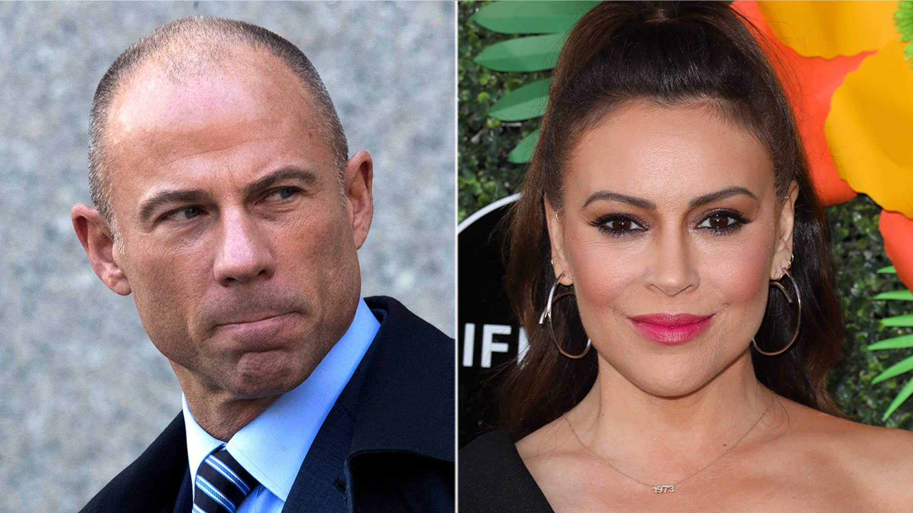 Michael Avenatti blasted actress Alyssa Milano on Twitter Monday afternoon in response to a tweet she issued about his arrest for domestic violence last year