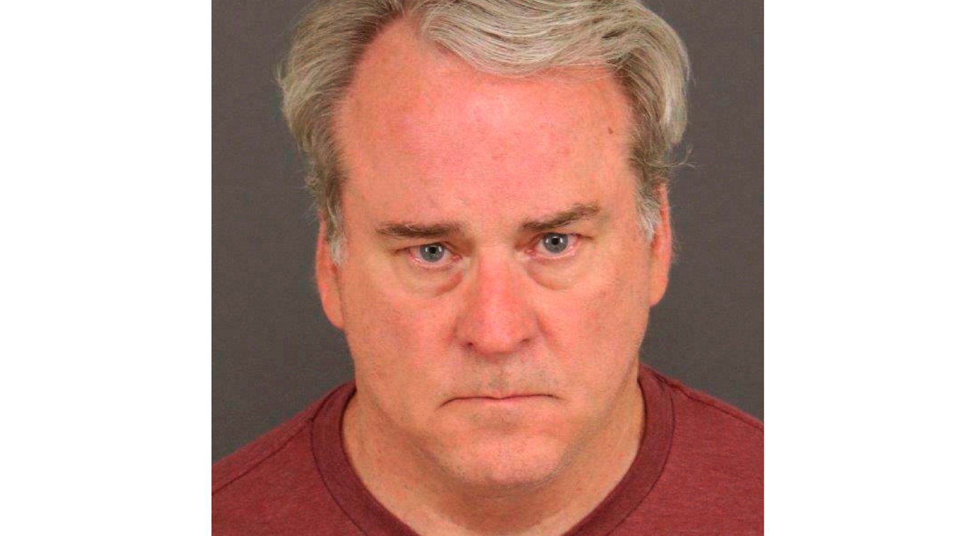 This undated photo provided by the Colorado Springs Police Department shows Michael Whyte, 58, of Thornton, Colo., who was arrested Thursday, June 13, 2019, on suspicion of first-degree murder. Police say DNA evidence led them to identify Whyte as a suspect in the 1987 strangulation death of Darlene Krashoc, 20, a soldier at Fort Carson, Colo. (Colorado Springs Police Department via AP)