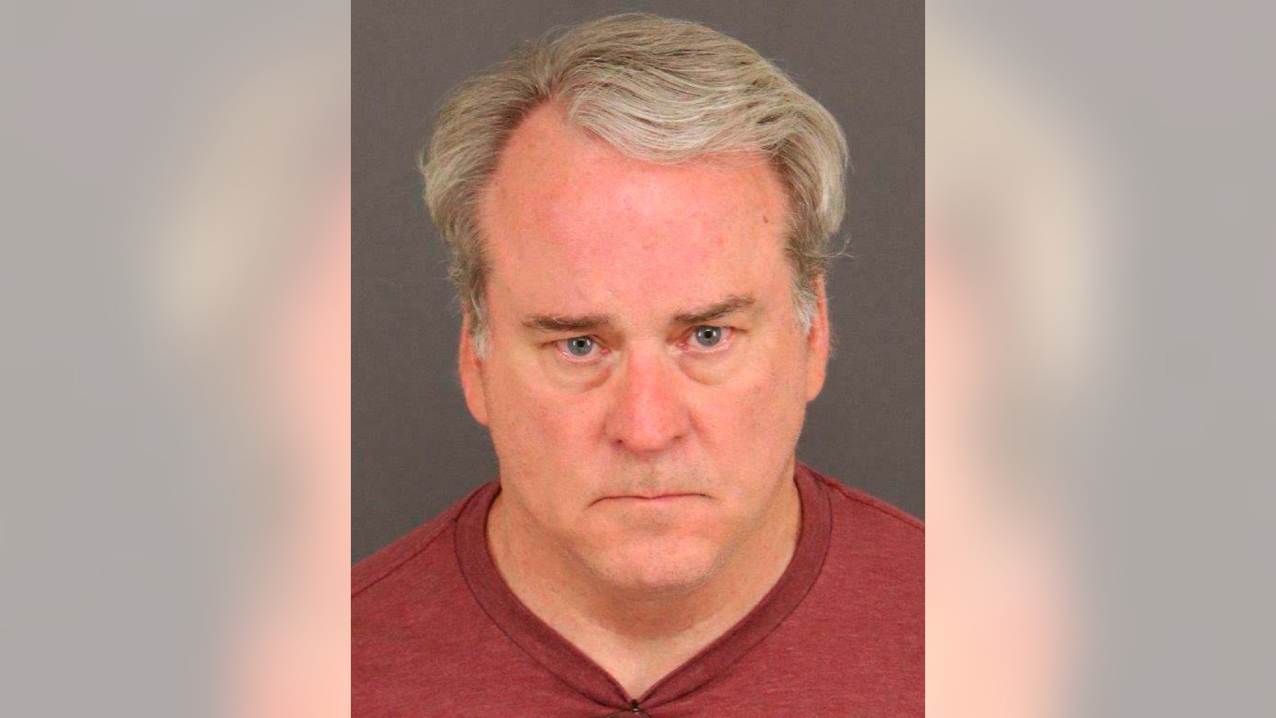 This undated photo provided by the Colorado Springs Police Department shows Michael Whyte, 58, of Thornton, Colo., who was arrested Thursday, June 13, 2019, on suspicion of first-degree murder. Police say DNA evidence led them to identify Whyte as a suspect in the 1987 strangulation death of Darlene Krashoc, 20, a soldier at Fort Carson, Colo. (Colorado Springs Police Department via AP)