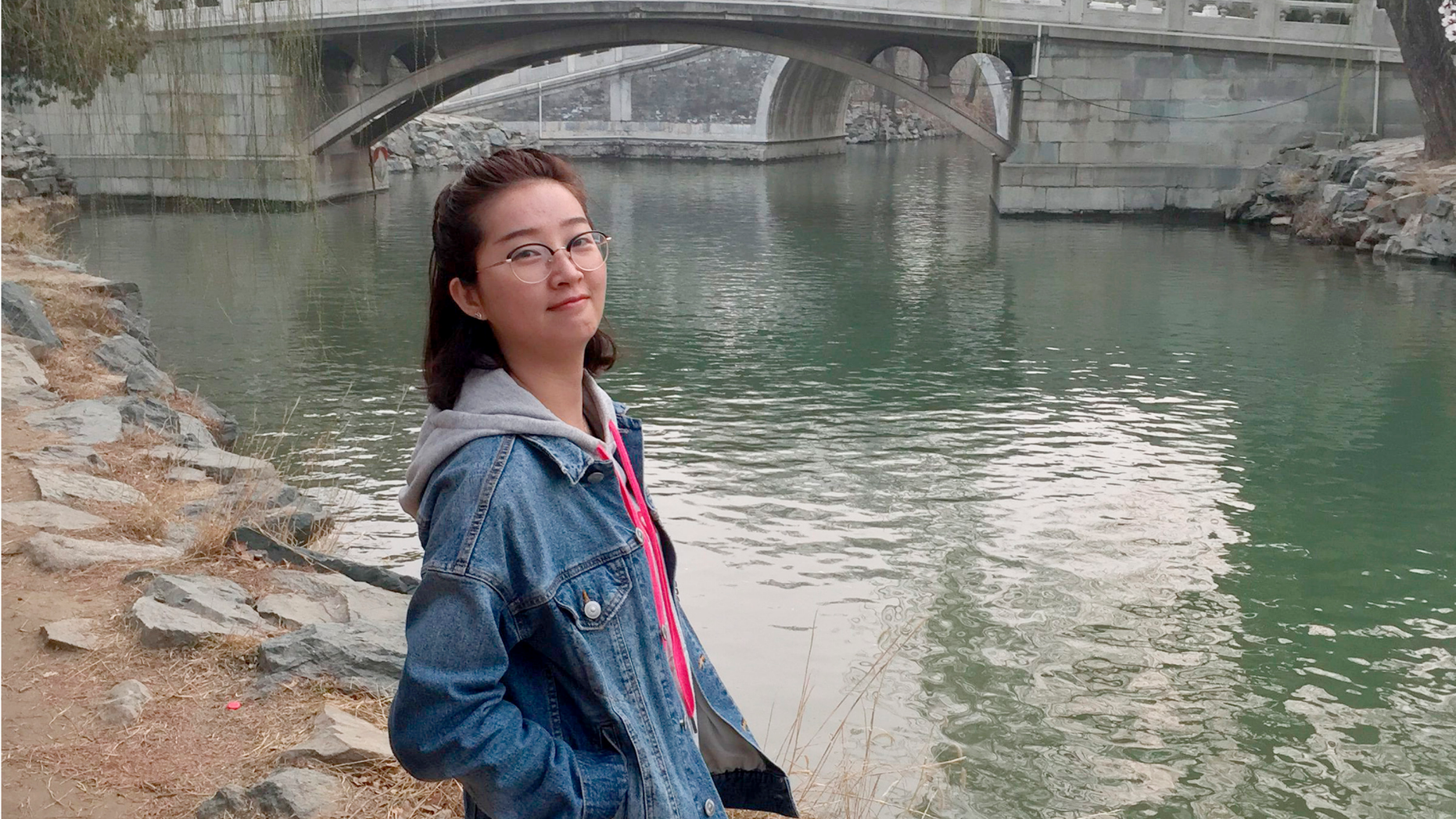 This undated photo provided by the University of Illinois Police Department shows Yingying Zhang. The parents of the visiting University of Illinois scholar who disappeared two years ago have arrived in Illinois from China for the murder trial of the man accused of abducting and killing her. Former Illinois student Brendt Christensen is charged with Zheng, whose body hasn't been found. He pleaded not guilty and his trial is set to begin Monday, June 3, 2019. (Courtesy of the University of Illinois Police Department via AP)