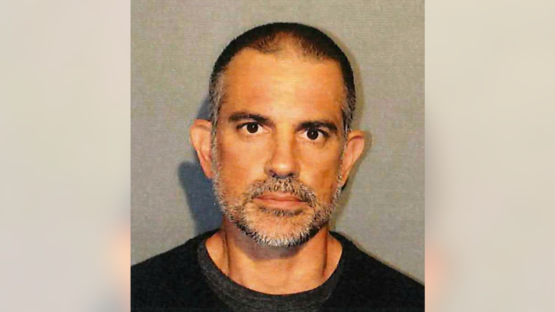 This photo provided by the New Canaan Police Department shows Fotis Dulos. Police in Connecticut have arrested a missing mother of five's estranged husband and his girlfriend on charges of evidence tampering and hindering prosecution. New Canaan authorities announced Sunday, June 2, 2019, the arrests of 51-year-old Dulos and 44-year-old Michelle C. Troconis. Both were detained on $500,000 bail and are scheduled to be arraigned Monday in Norwalk Superior Court. Details of the allegations were not released. (New Canaan Police Department via AP)