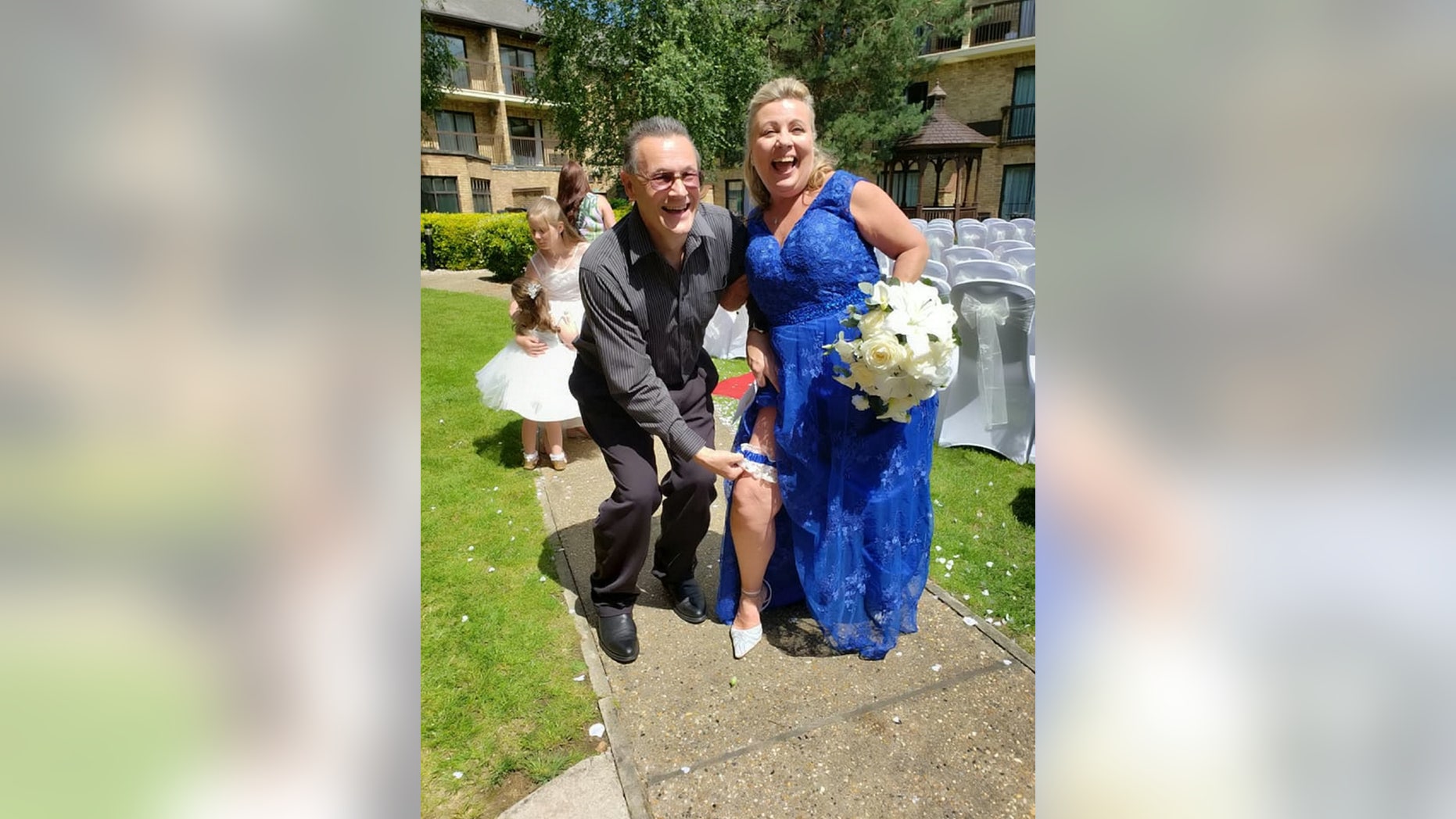 Karen and Andrew Wilson, who were married on June 22, 2019, reconnected after 45 years apart.