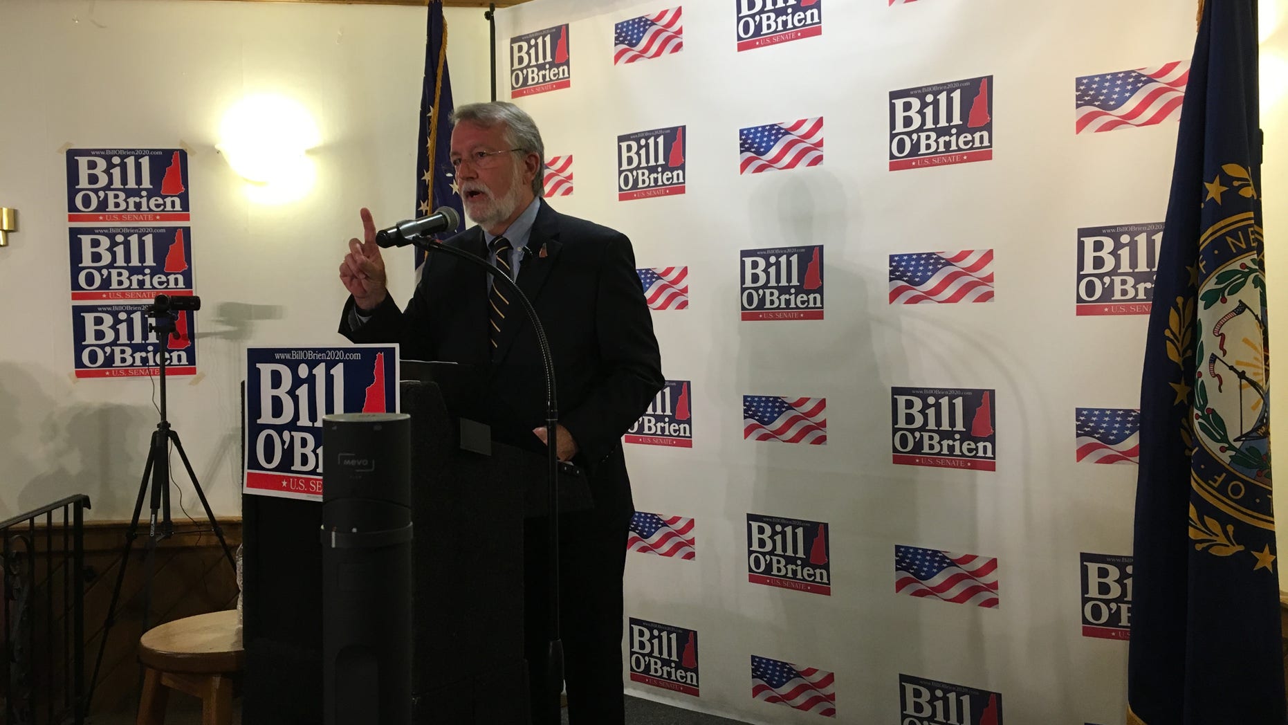 Former New Hampshire House Speaker Bill O'Brien announces his candidacy for the Republican Senate nomination this week.