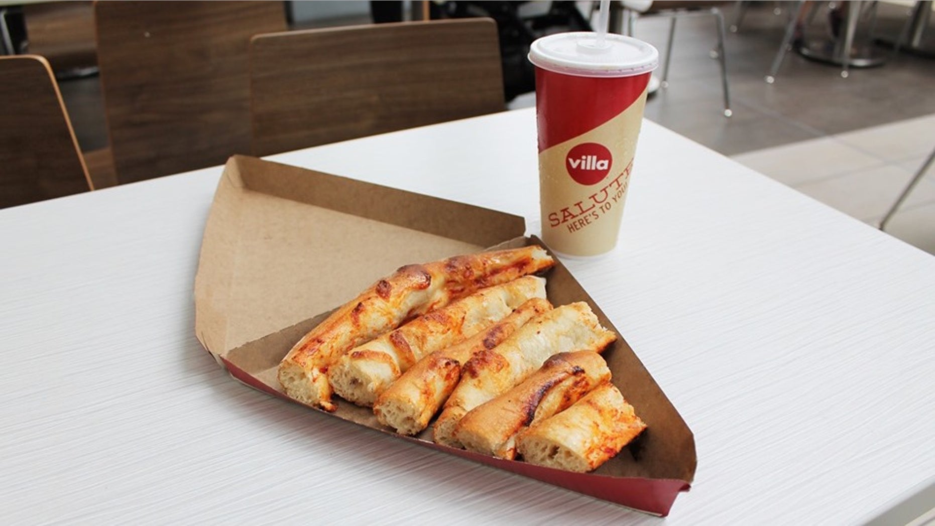 National Italian chain, Villa Italian Kitchen, is releasing a new specialty pizza for those who apparently want to eat pizza, but without all the sauce, cheese and toppings.