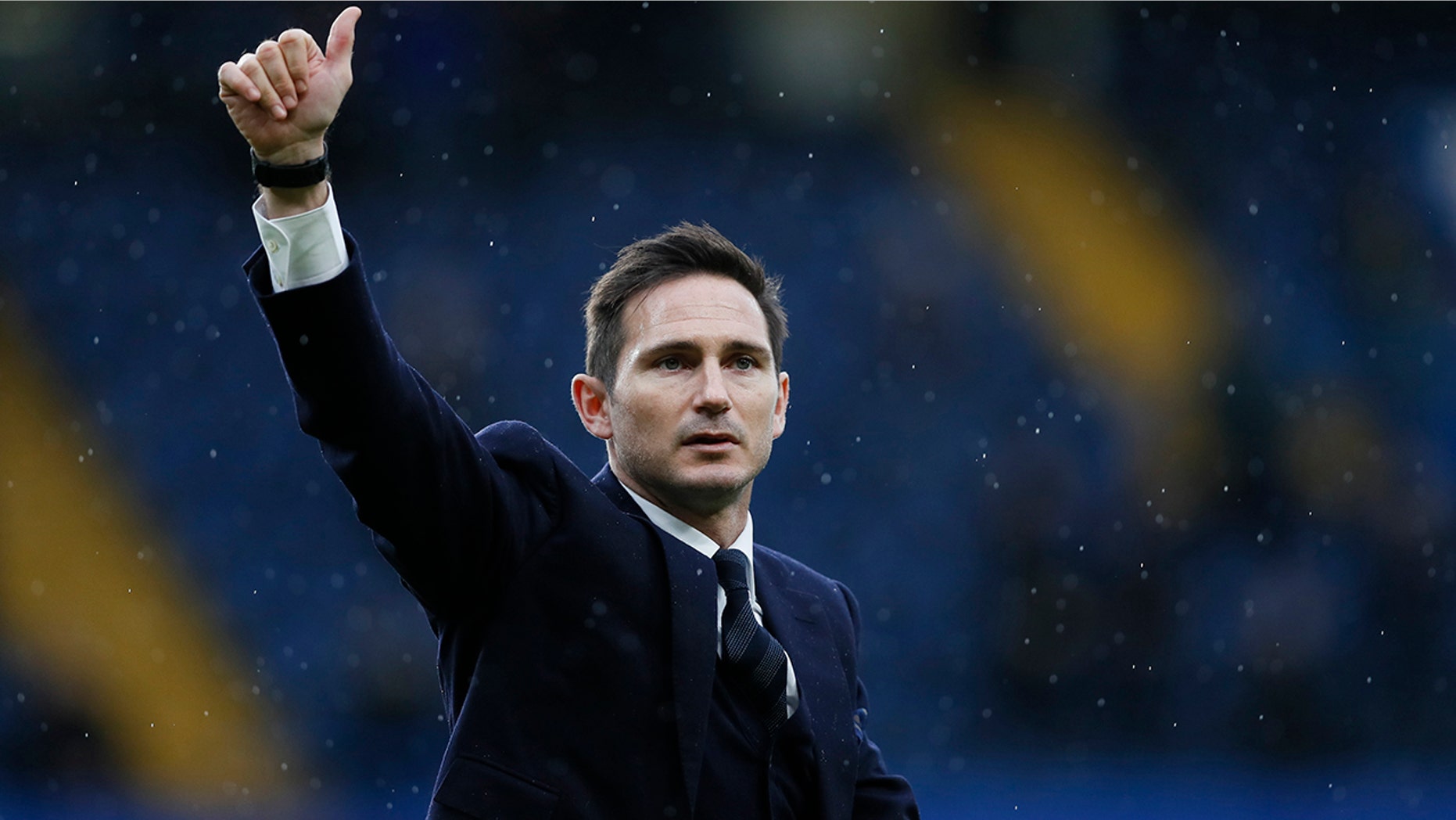 FILE - In this Saturday, Feb. 25, 2017 file photo, former Chelsea player Frank Lampard does a lap of honour at half time during the English Premier League soccer match between Chelsea and Swansea City at Stamford Bridge stadium in London. Lampard has returned to Chelsea as the club’s 12th manager in 16 years under Roman Abramovich’s ownership. (AP Photo/Kirsty Wigglesworth, file)