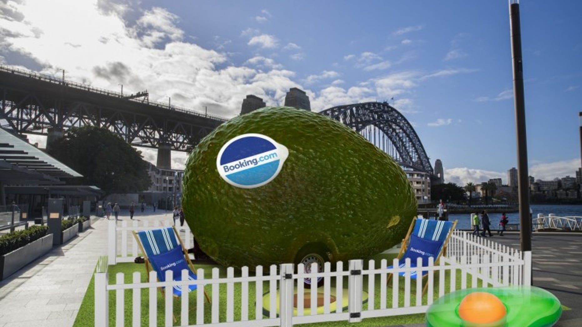 Travel website Booking.com has created a palace fit for a millennial – the Avo-Condo.