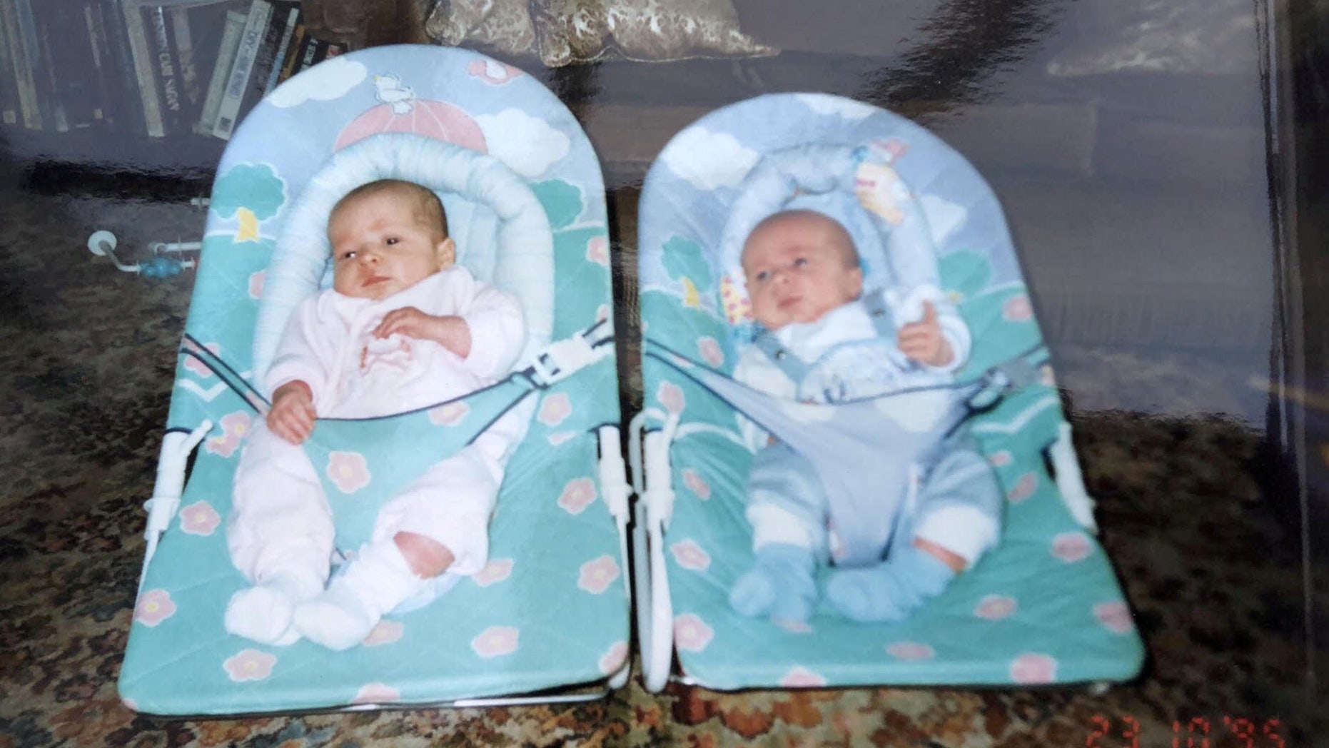 A couple who were born at the same hospital just hours apart have got married - 23 years later.